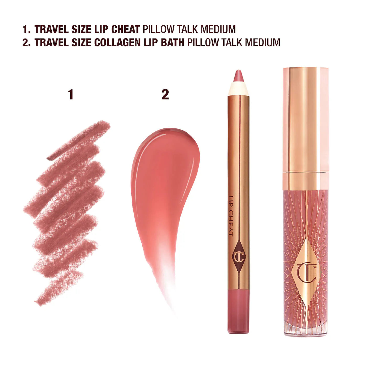Pre Venta: Charlotte Tilbury | Mini Pillow Talk Glossy Lip Duos