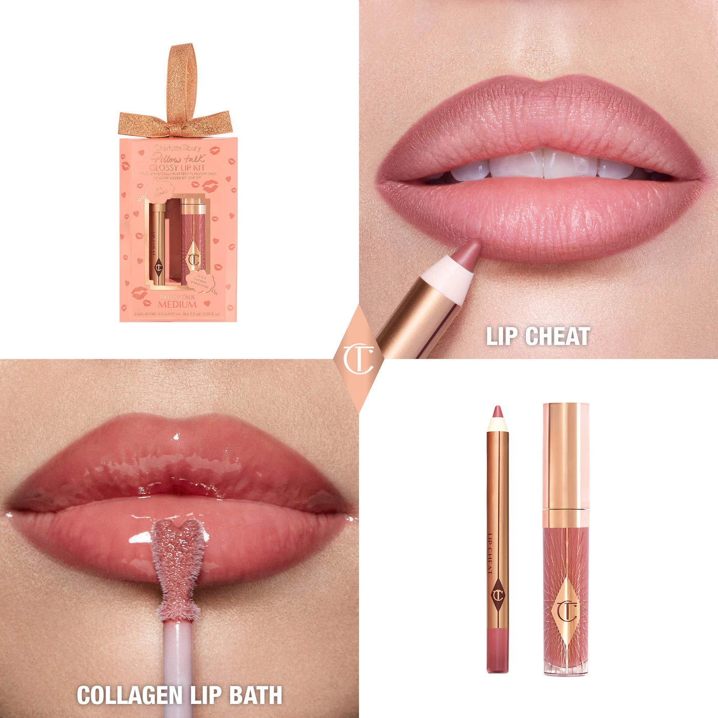 Pre Venta: Charlotte Tilbury | Mini Pillow Talk Glossy Lip Duos