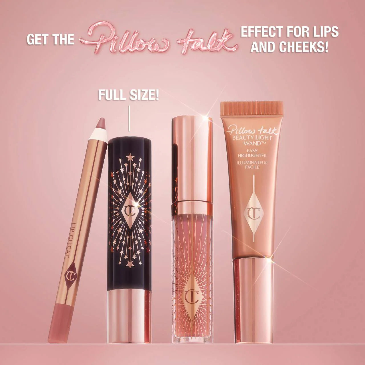 Pre Venta: Charlotte Tilbury | Pillow Talk Iconic Lip and Cheek Secrets Set