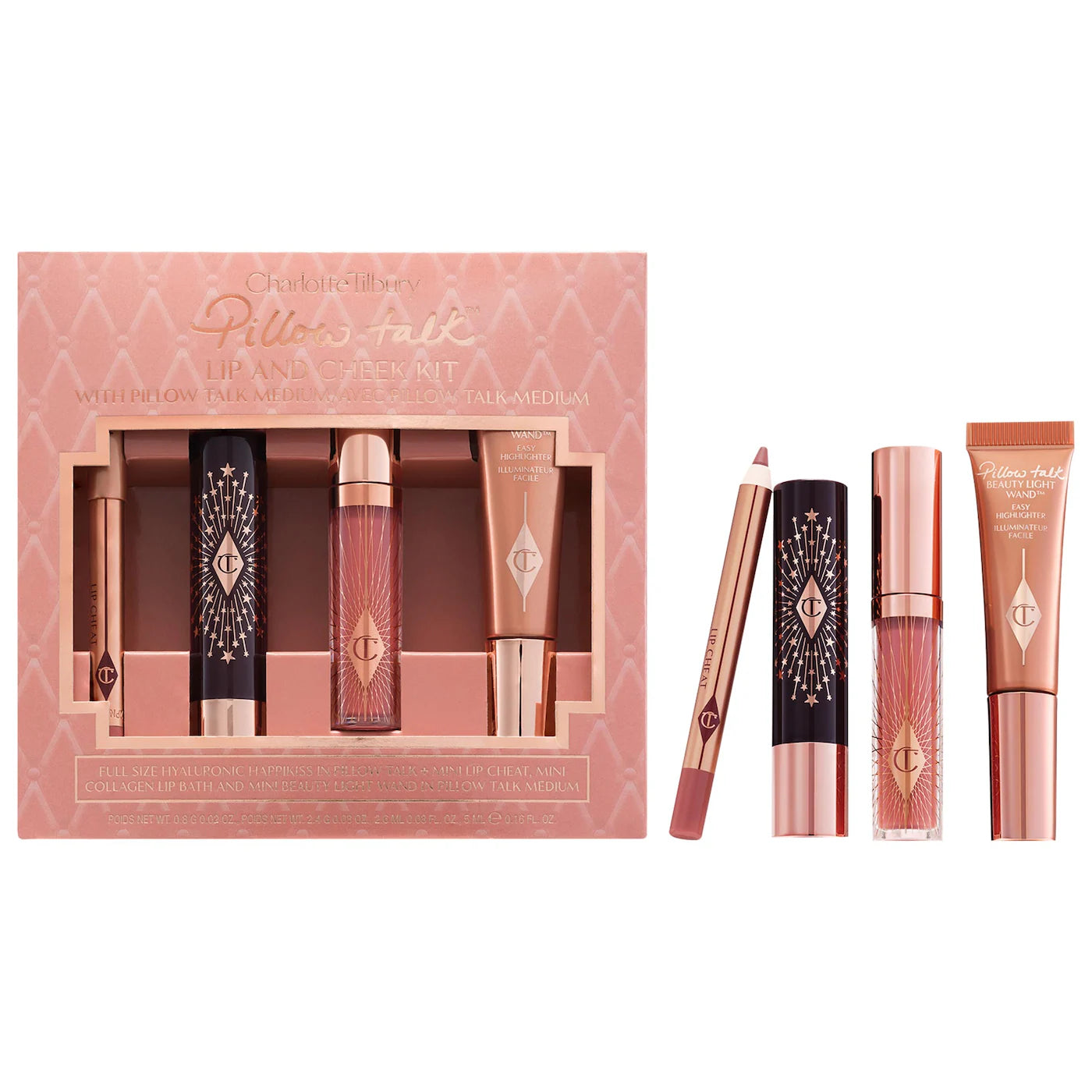 Pre Venta: Charlotte Tilbury | Pillow Talk Iconic Lip and Cheek Secrets Set