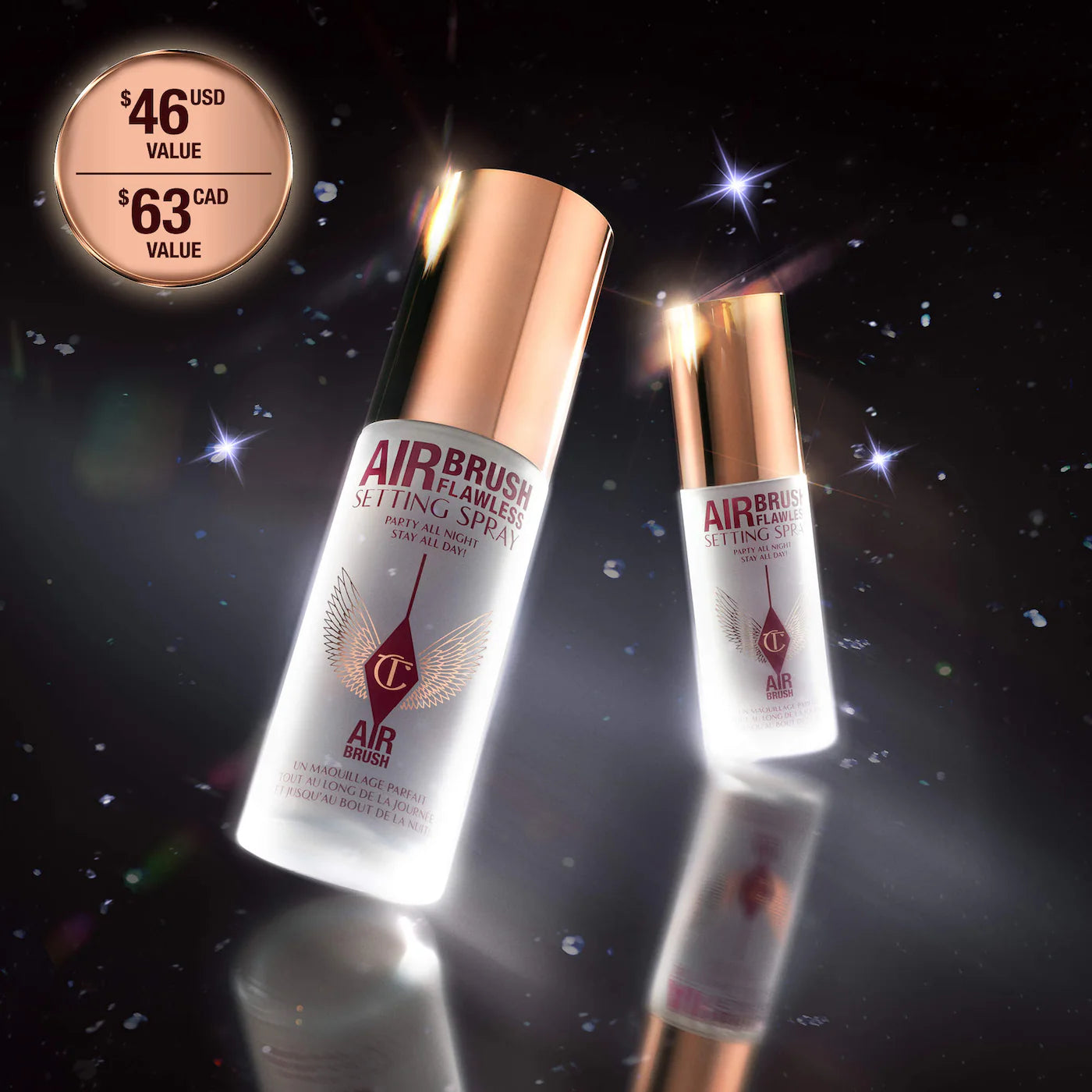 Pre Venta: Charlotte Tilbury | Mini Airbrush Flawless Setting Spray Duo Gift Set