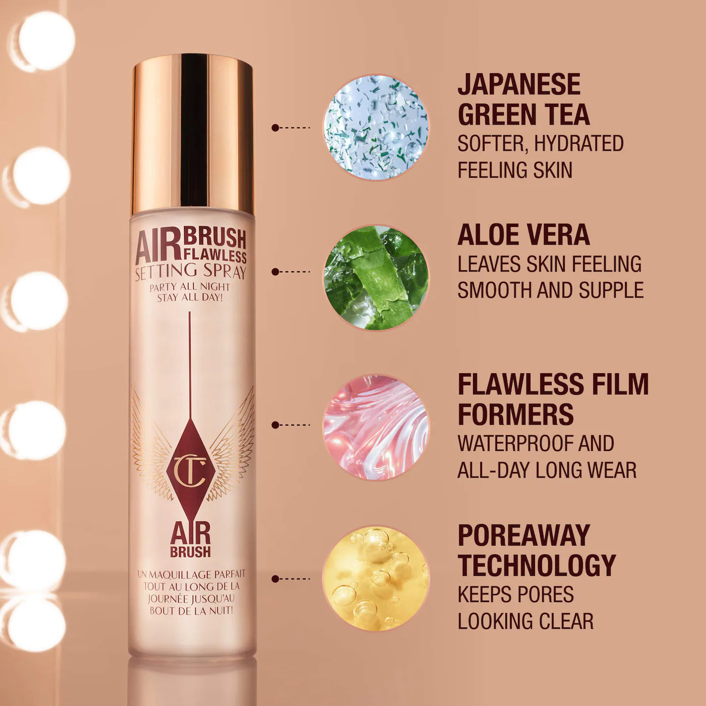 Pre Venta: Charlotte Tilbury | Mini Airbrush Flawless Setting Spray Duo Gift Set