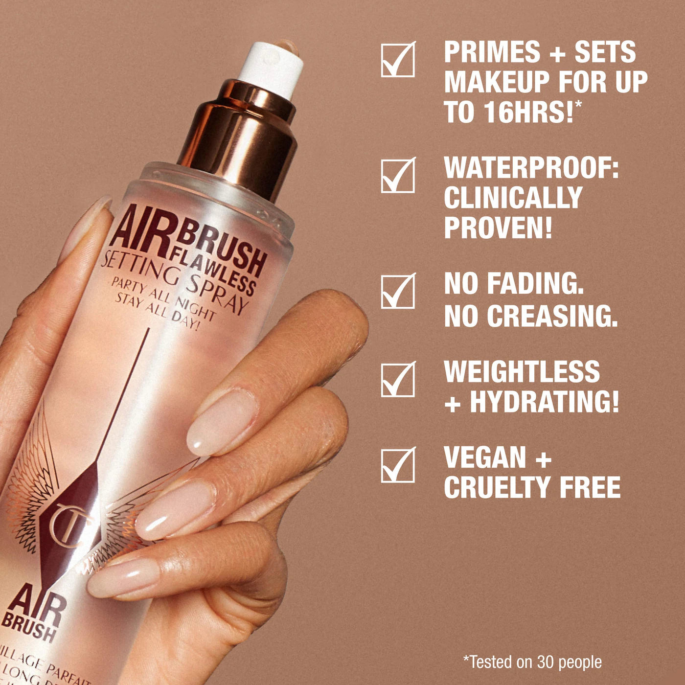 Pre Venta: Charlotte Tilbury | Mini Airbrush Flawless Setting Spray Duo Gift Set