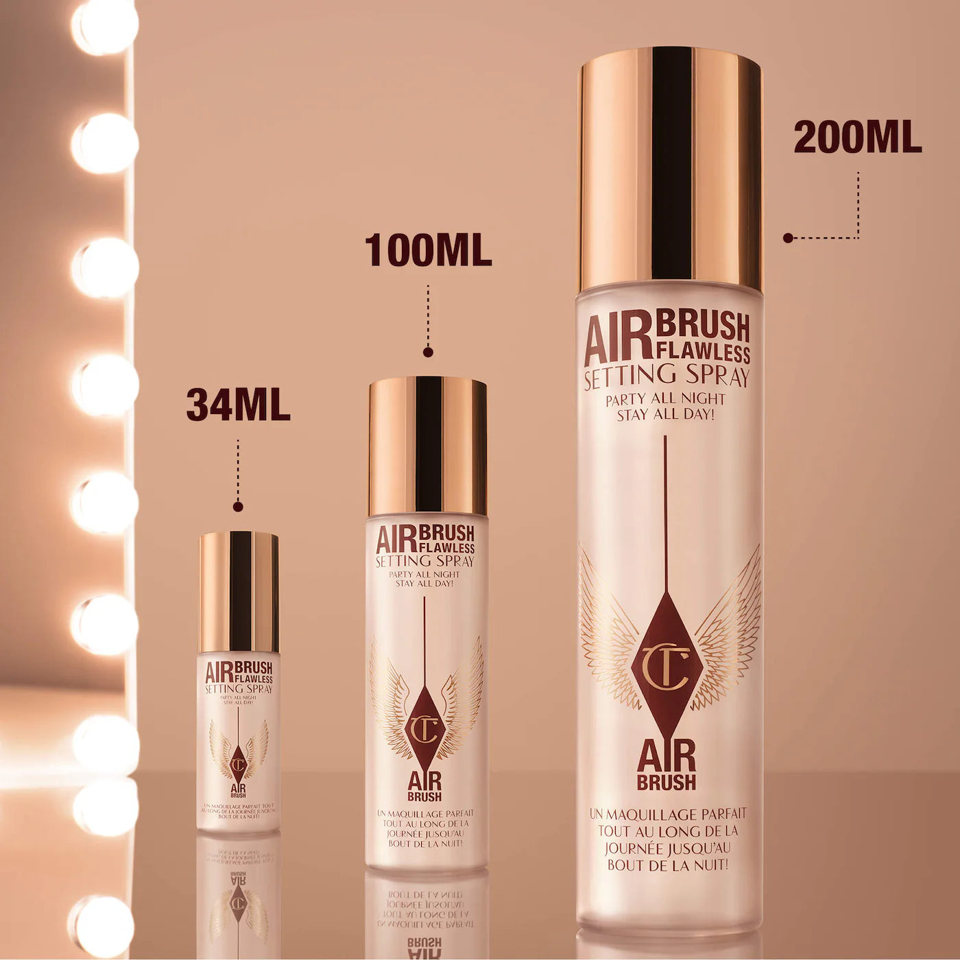 Pre Venta: Charlotte Tilbury | Mini Airbrush Flawless Setting Spray Duo Gift Set