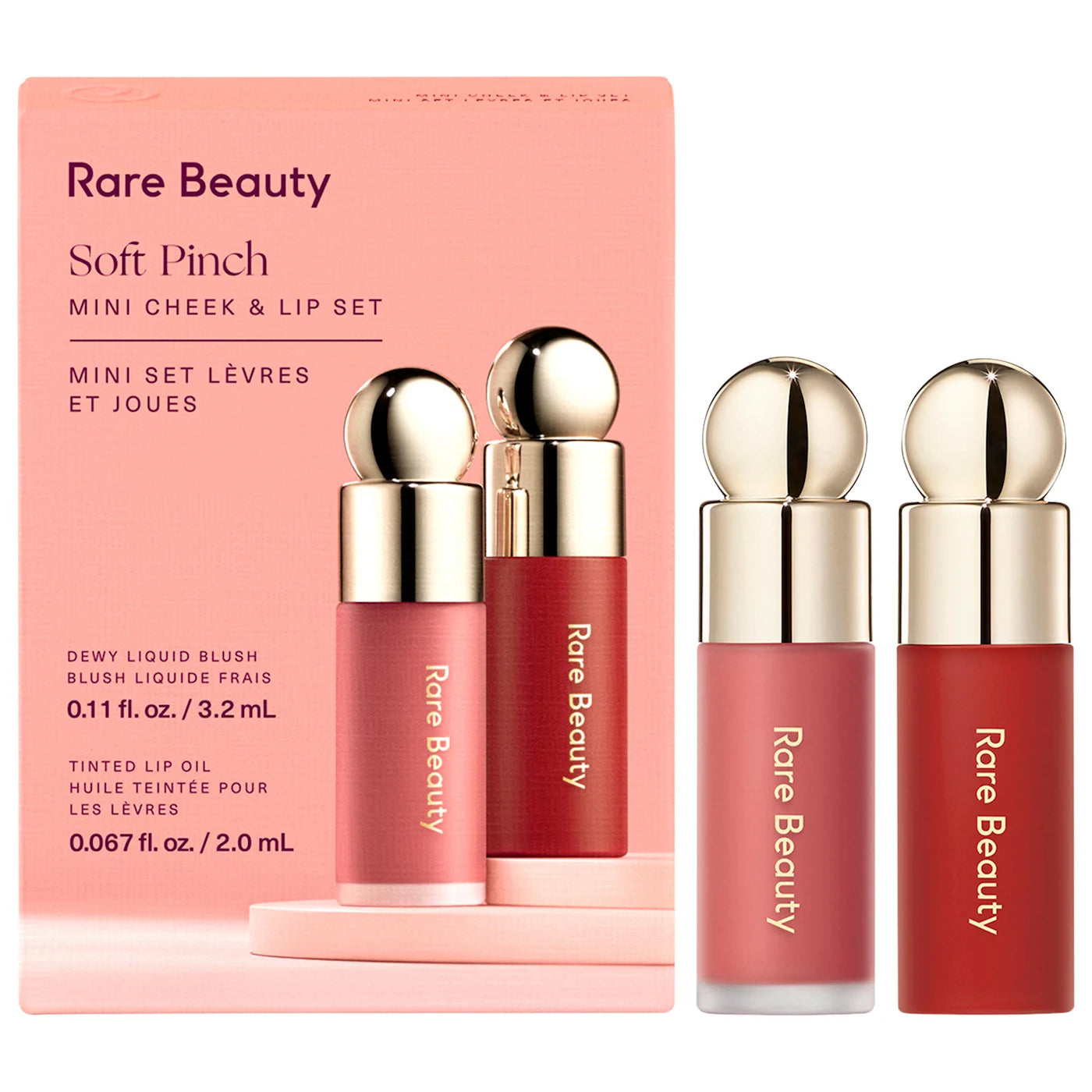 Preventa: Rare Beauty By Selena Gomez | Mini Soft Pinch Liquid Blush and Lip Oil Set