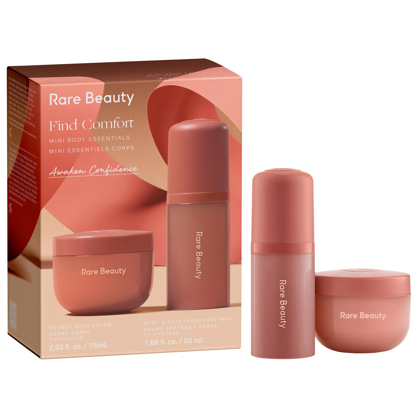 Pre Venta: Rare Beauty by Selena Gomez | Mini Find Comfort: Awaken Confidence Body Essentials Gift Set