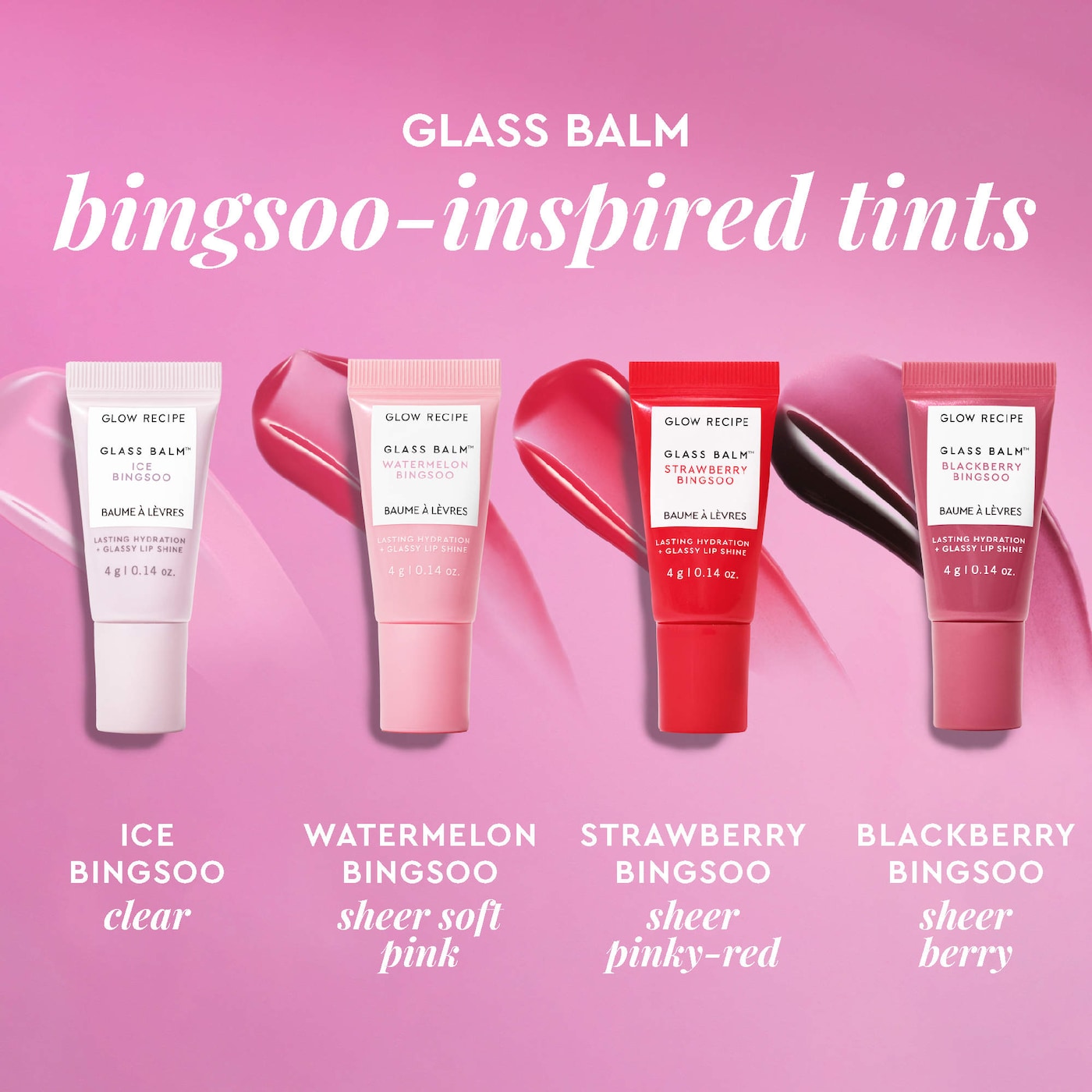 Pre Venta: Glow Recipe | Mini Glass Balm Lip Collection Gift Set