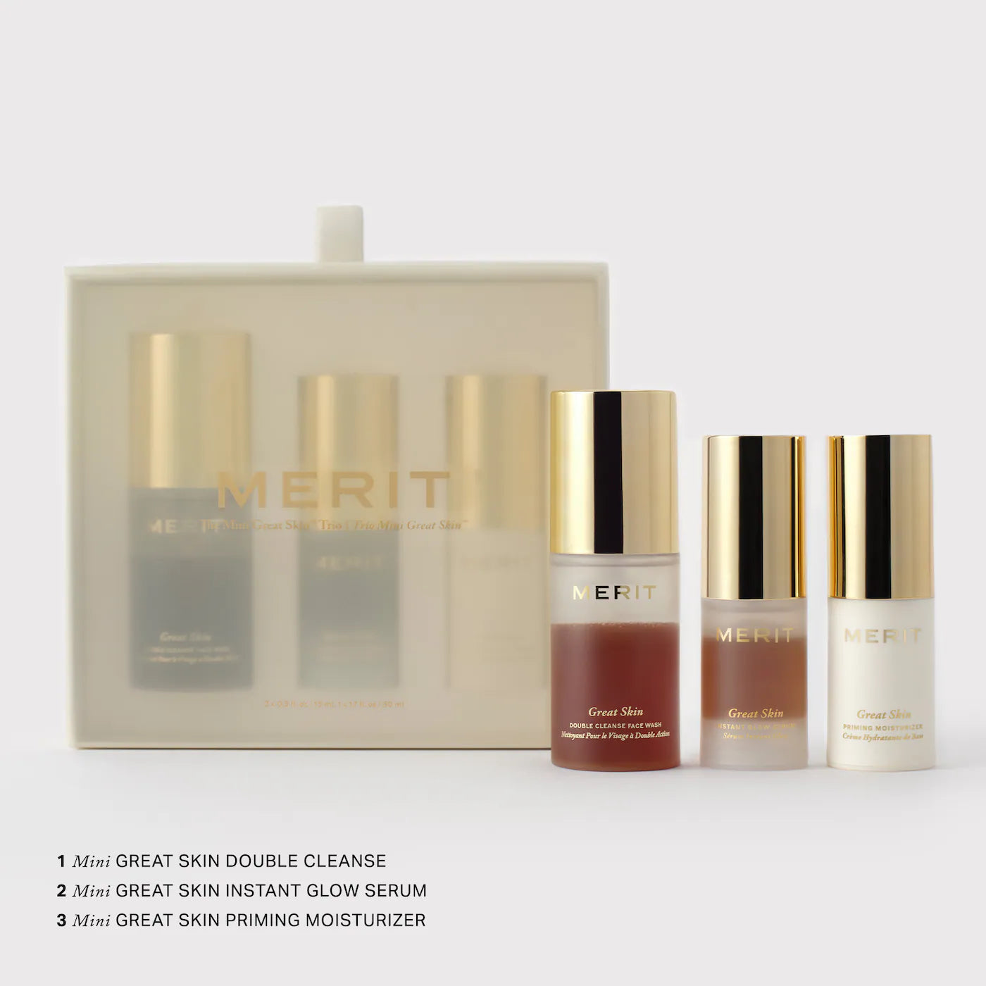 Pre Venta: Merit | Mini Great Skin Skincare Essentials Gift Set