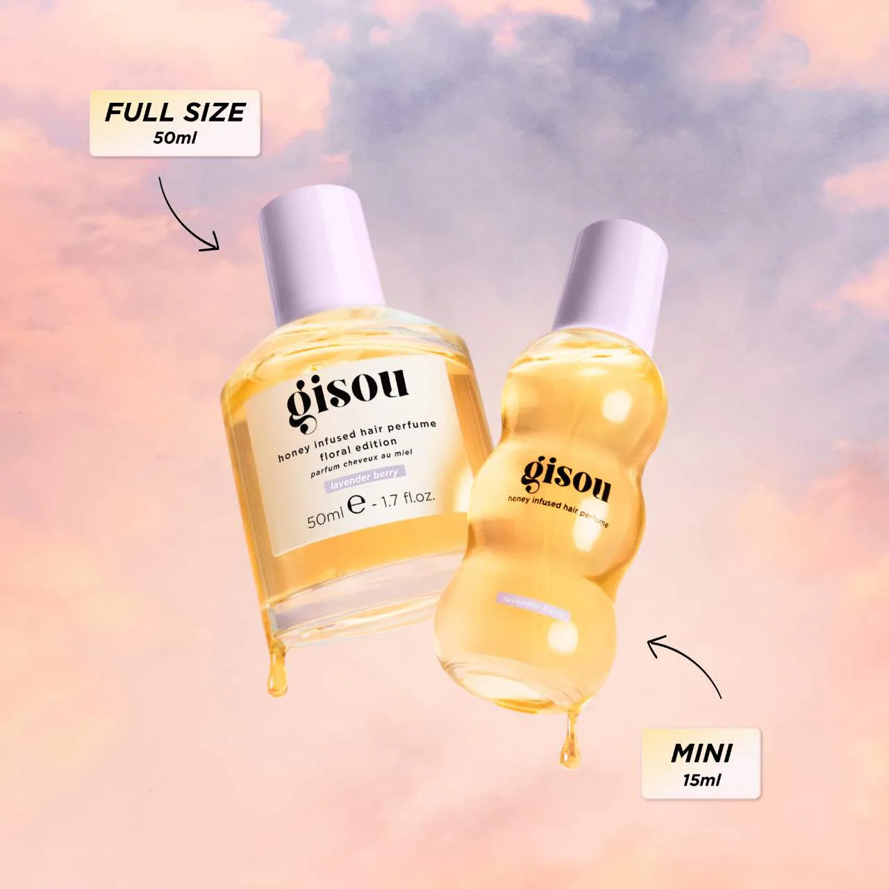 Pre Venta: Gisou | Mini Lavender Berry Honey Infused Hair Perfume