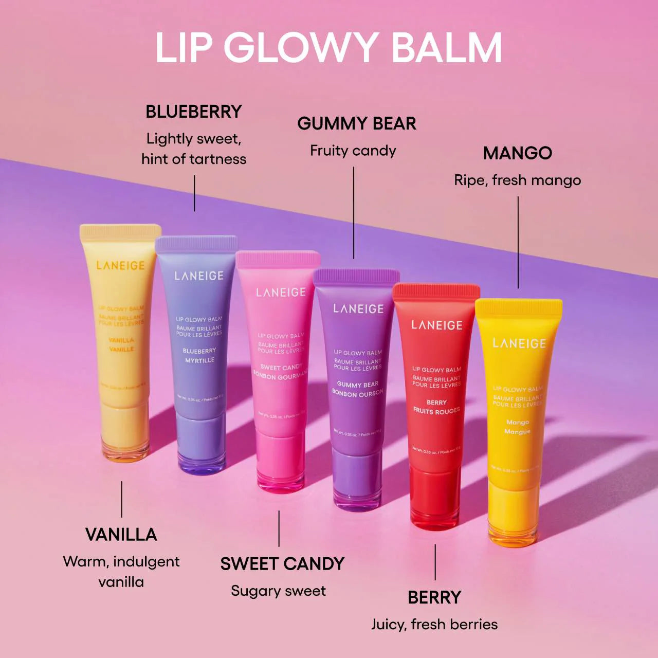 Pre Venta: Laneige | Mini Lip Glowy Balm Set