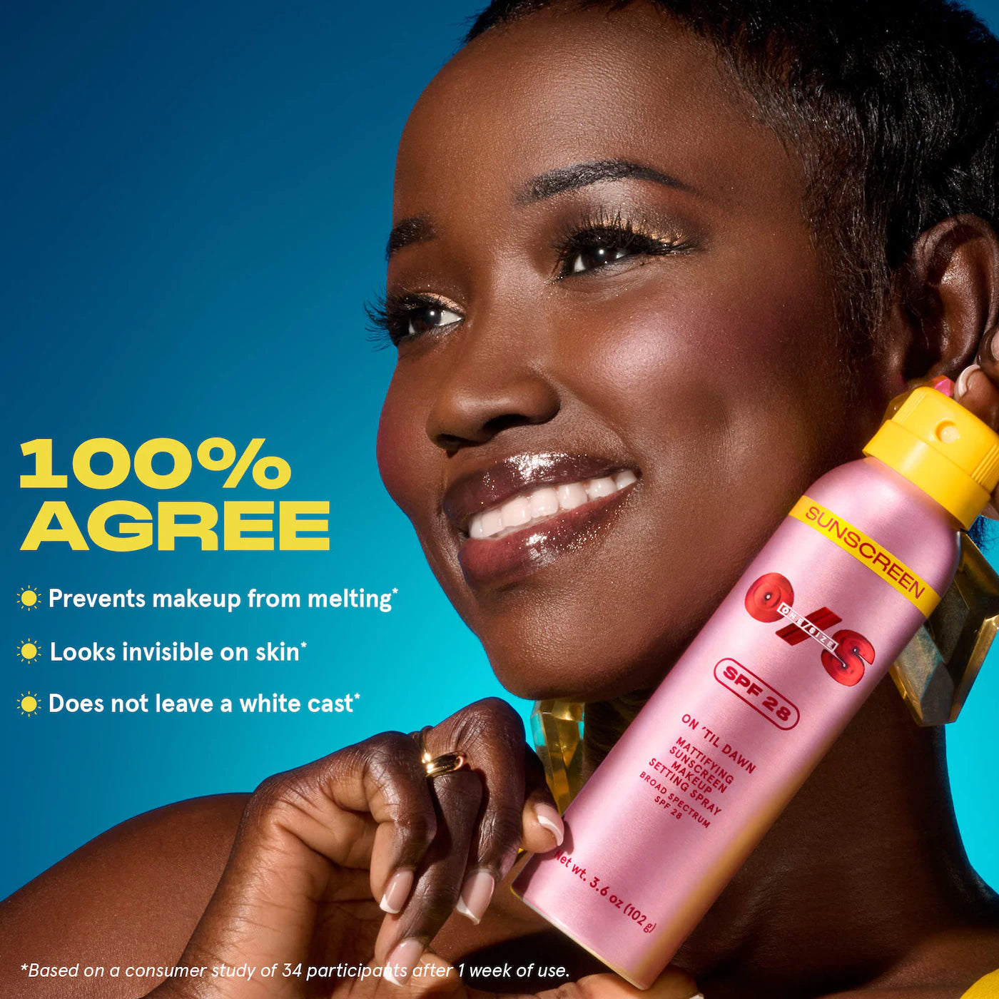 Pre Venta: ONE/SIZE by Patrick Starrr | On 'Til Dawn Mattifying Sunscreen Makeup Setting Spray SPF 28