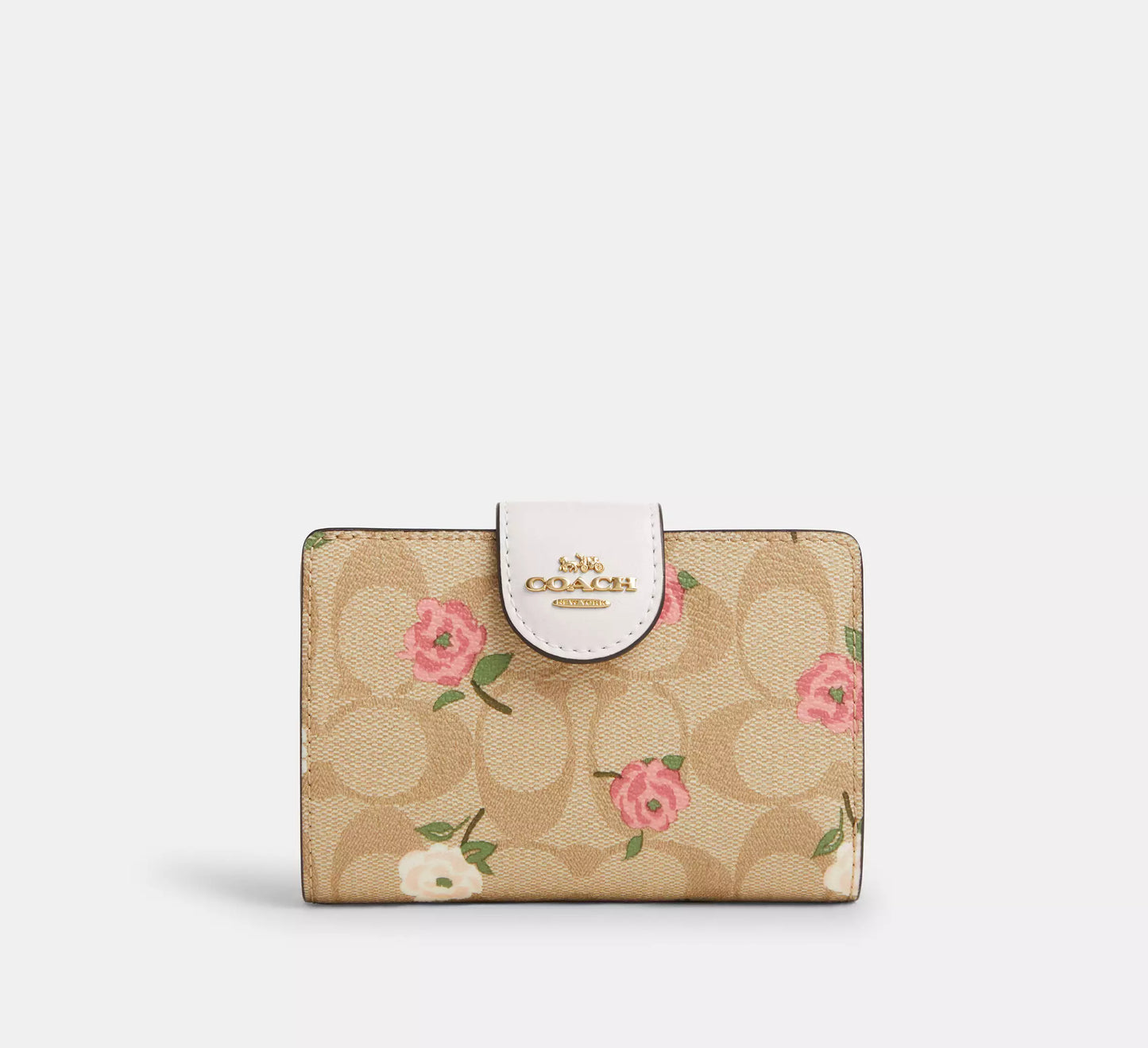 Pre Venta: C0ach | Medium Corner Zip Wallet In Signature Canvas