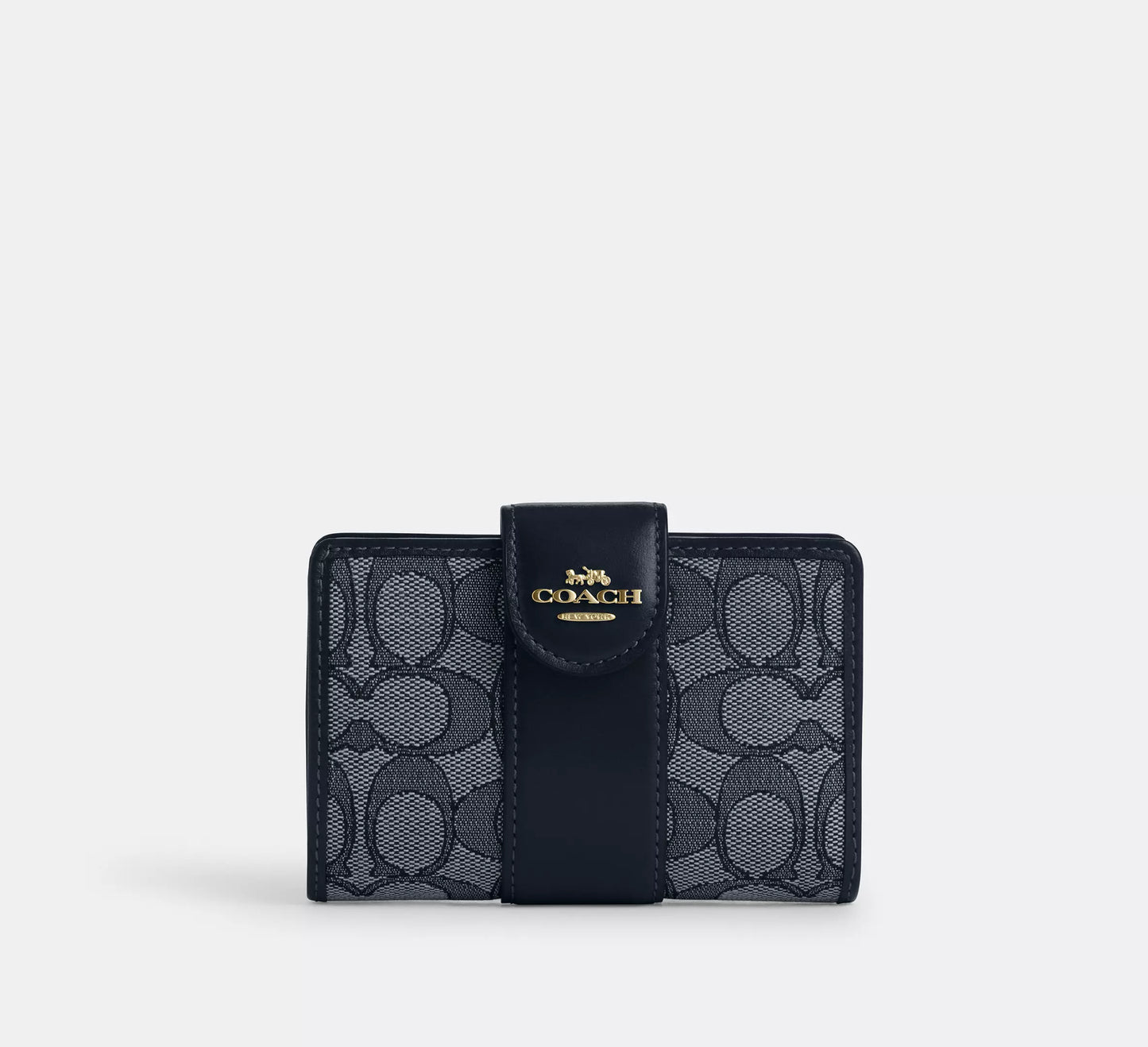 Pre Venta: C0ach | Medium Corner Zip Wallet In Signature Canvas
