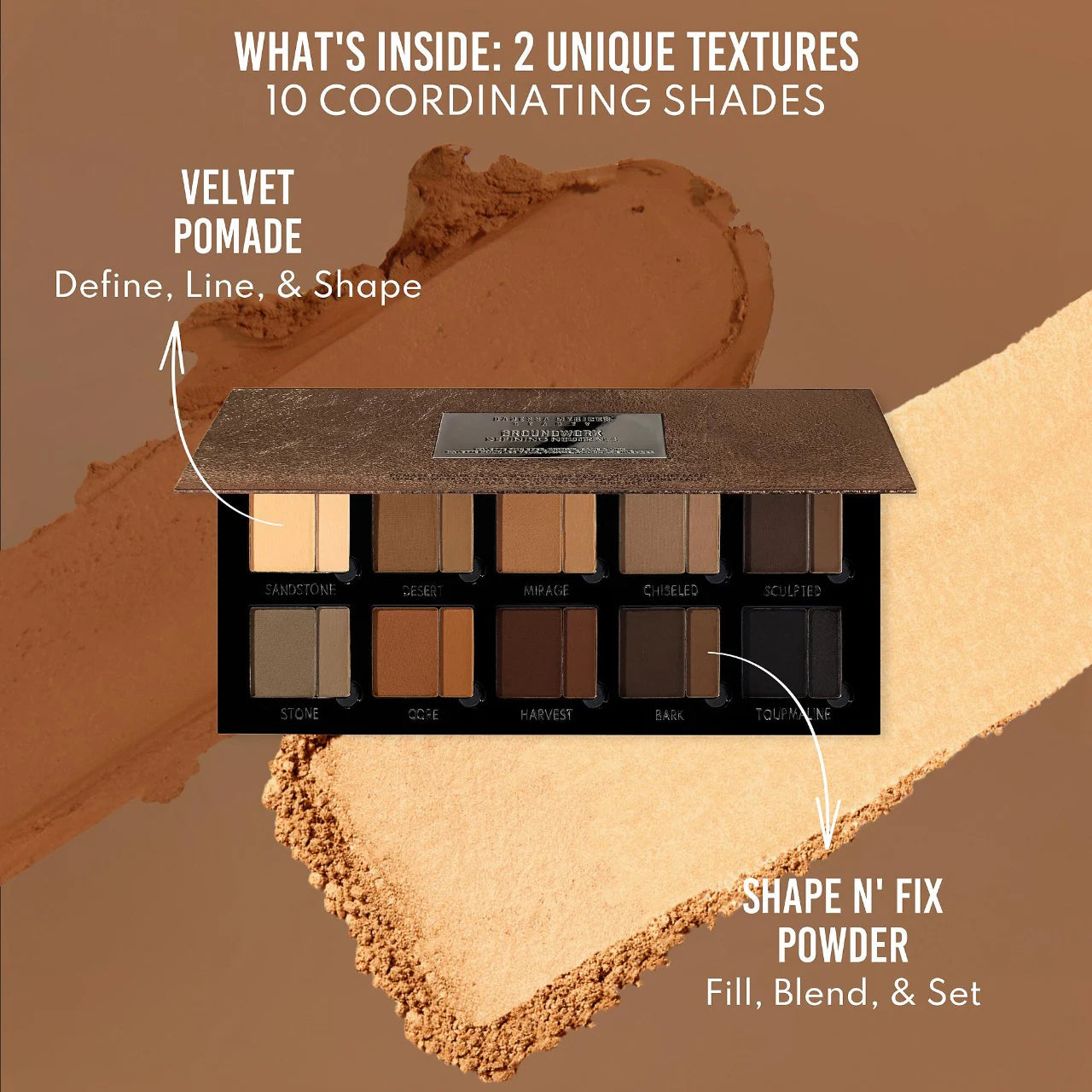 Pre Venta: Danessa Myricks Beauty | Groundwork: Defining Neutrals - Palette For Eyes, Brows, Face & Lips