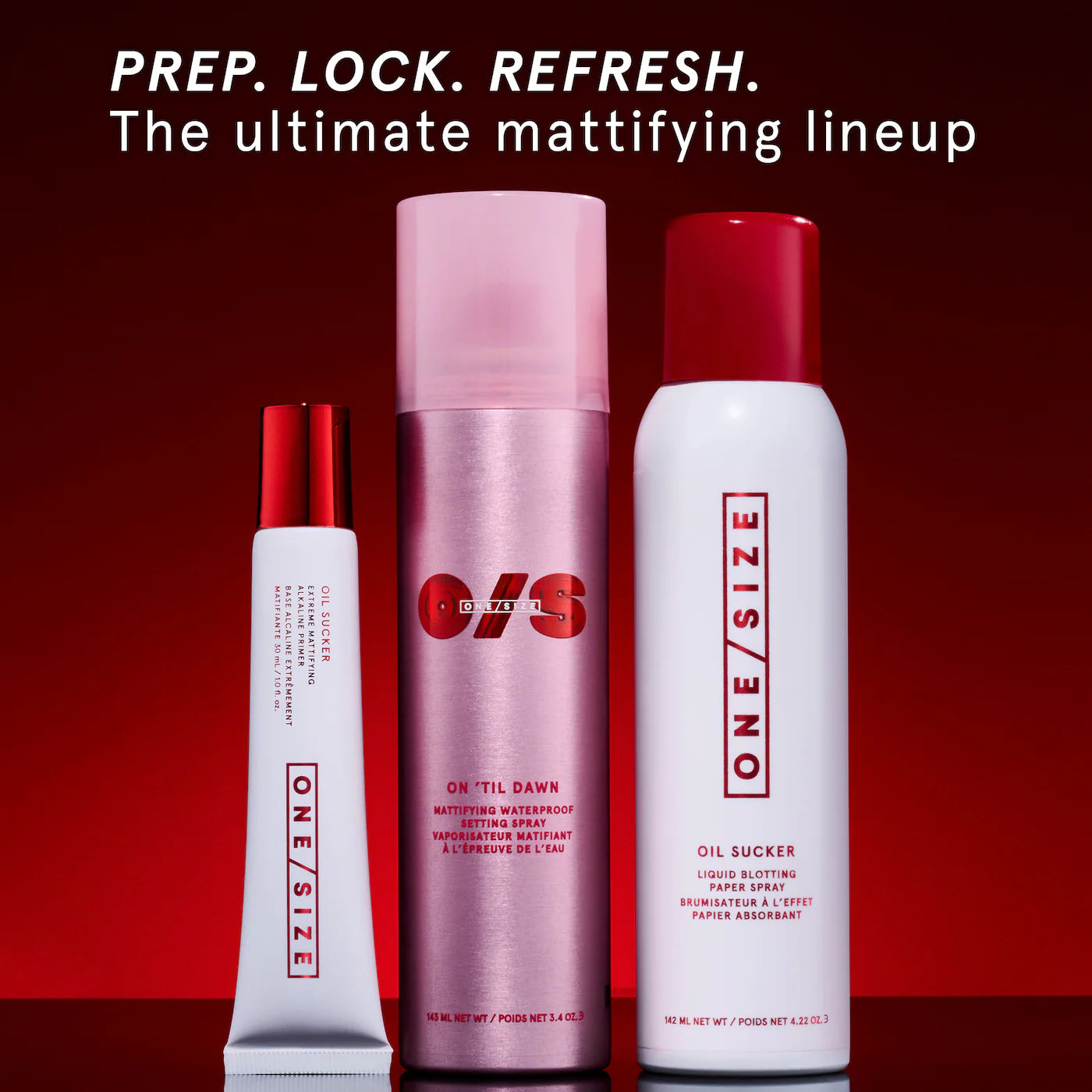 ONE/SIZE by Patrick Starrr | Mini Oil Sucker Liquid Blotting Paper Touch-Up Spray