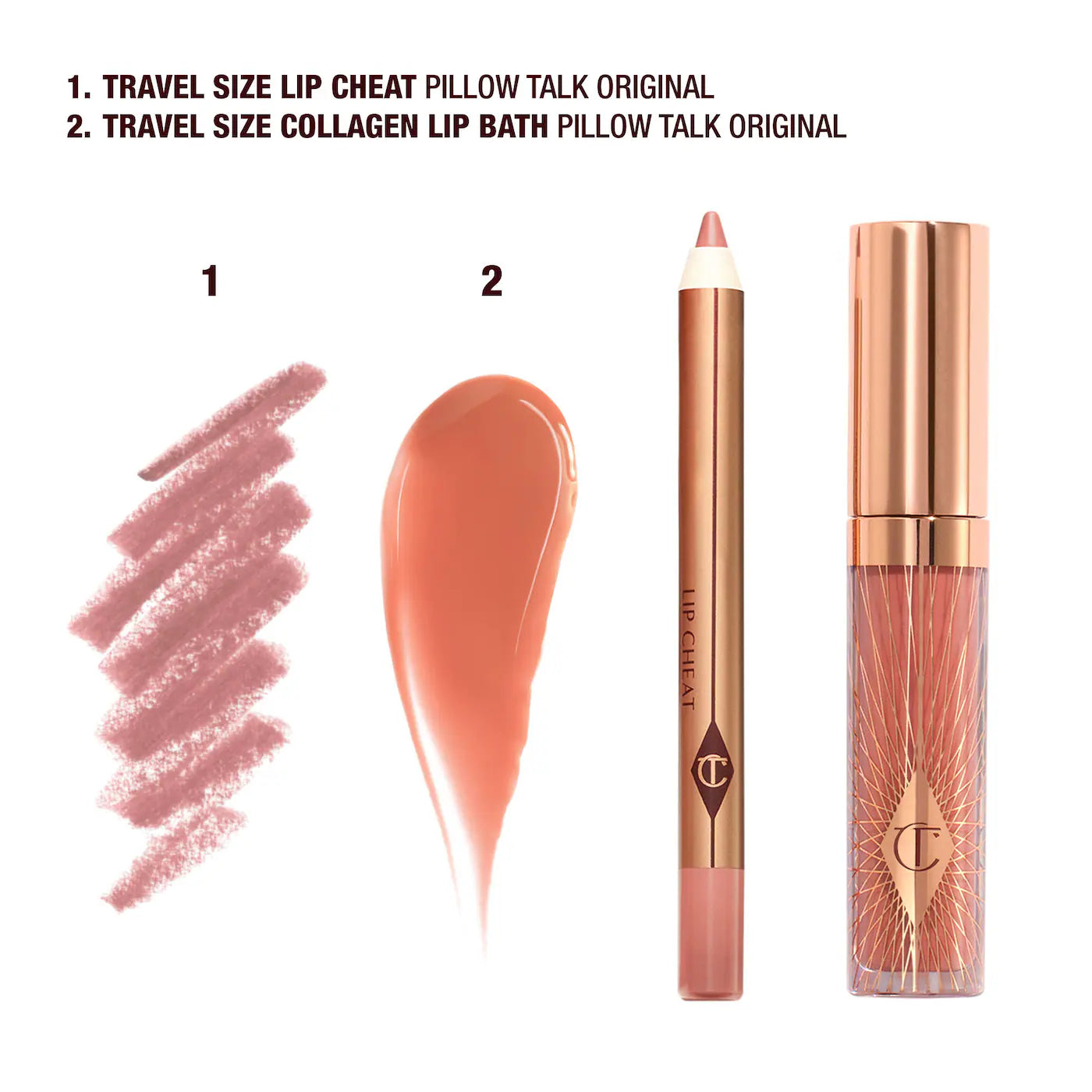 Pre Venta: Charlotte Tilbury | Mini Pillow Talk Glossy Lip Duos