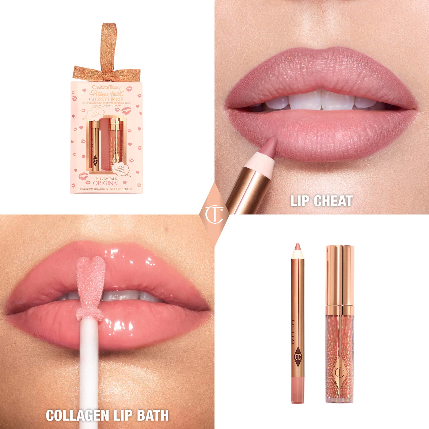 Pre Venta: Charlotte Tilbury | Mini Pillow Talk Glossy Lip Duos