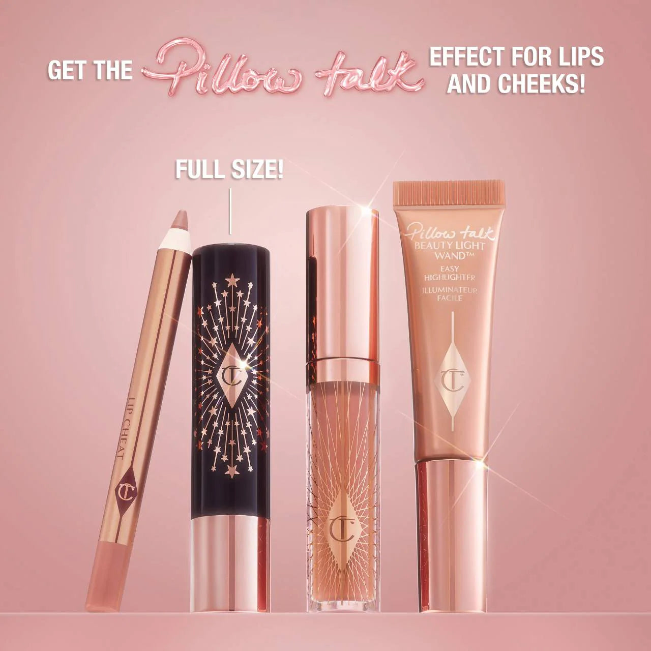 Pre Venta: Charlotte Tilbury | Pillow Talk Iconic Lip and Cheek Secrets Set