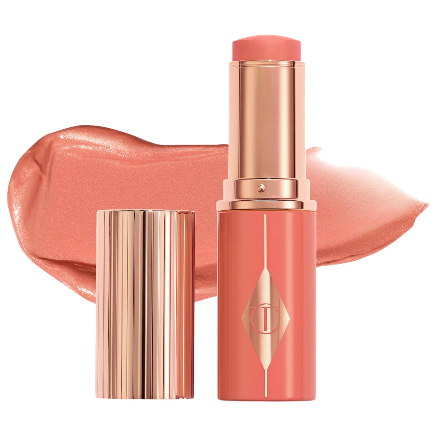 Pre Venta: Charlotte Tilbury | Unreal Lip + Cheek Glow Blush Stick with Hyaluronic Acid