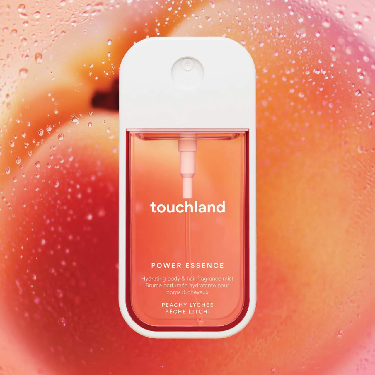Pre Venta: Touchland | Peachy Lychee Power Essence Body & Hair Fragrance Mist