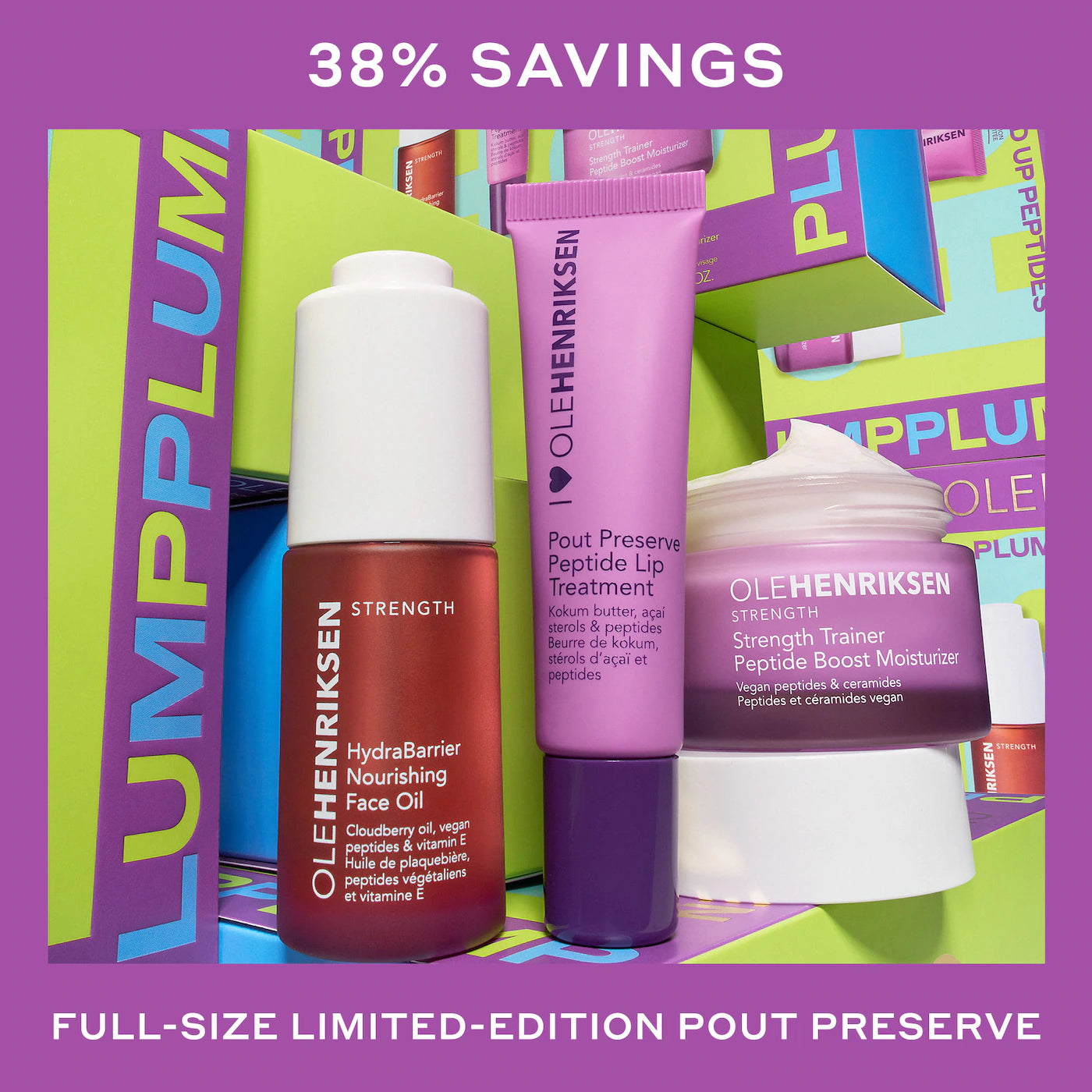 Pre Venta: OLEHENRIKSEN | Plumped Up Peptides Skincare Set
