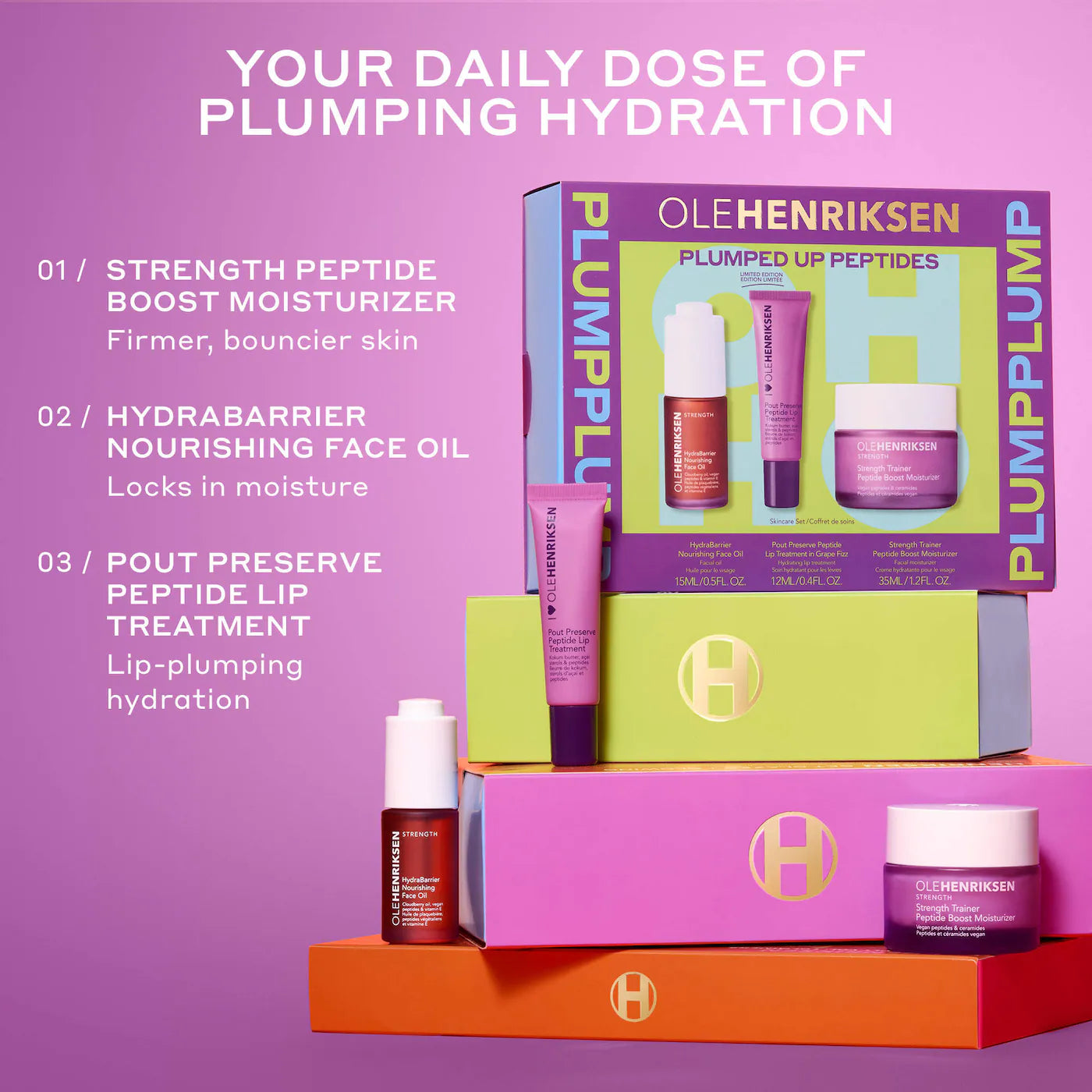 Pre Venta: OLEHENRIKSEN | Plumped Up Peptides Skincare Set