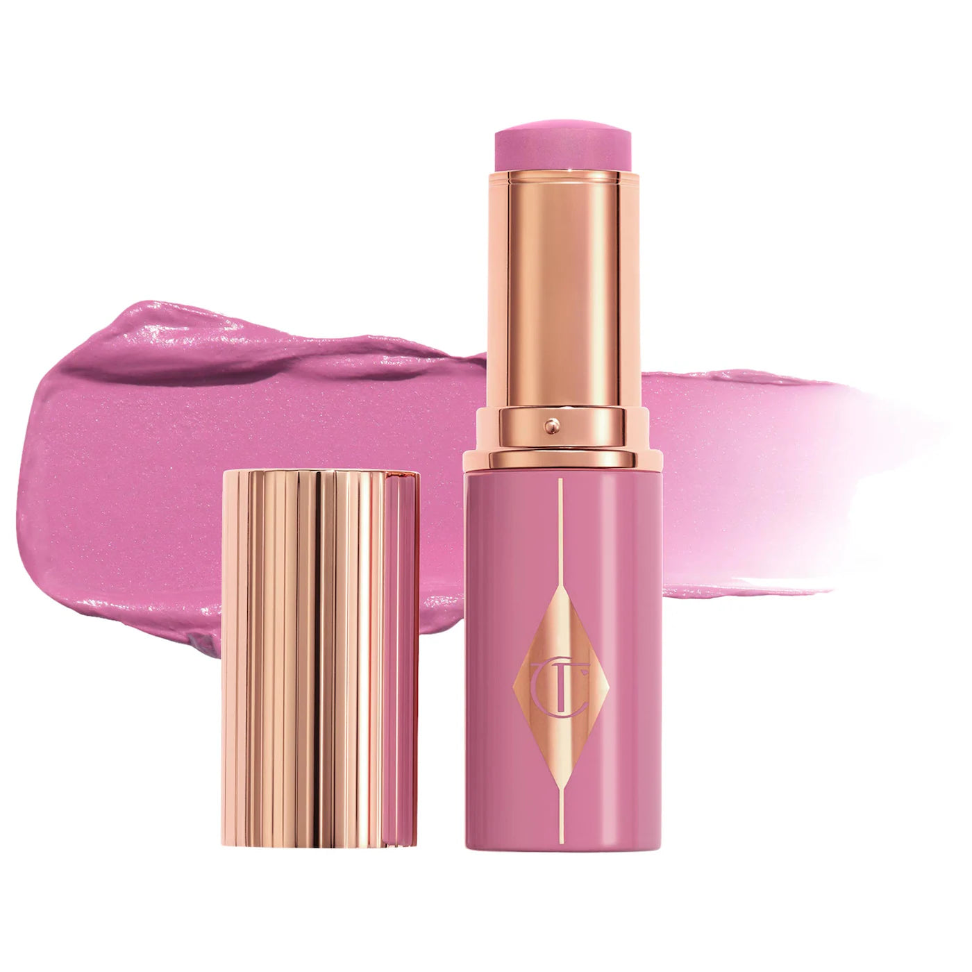 Pre Venta: Charlotte Tilbury | Unreal Lip + Cheek Glow Blush Stick with Hyaluronic Acid