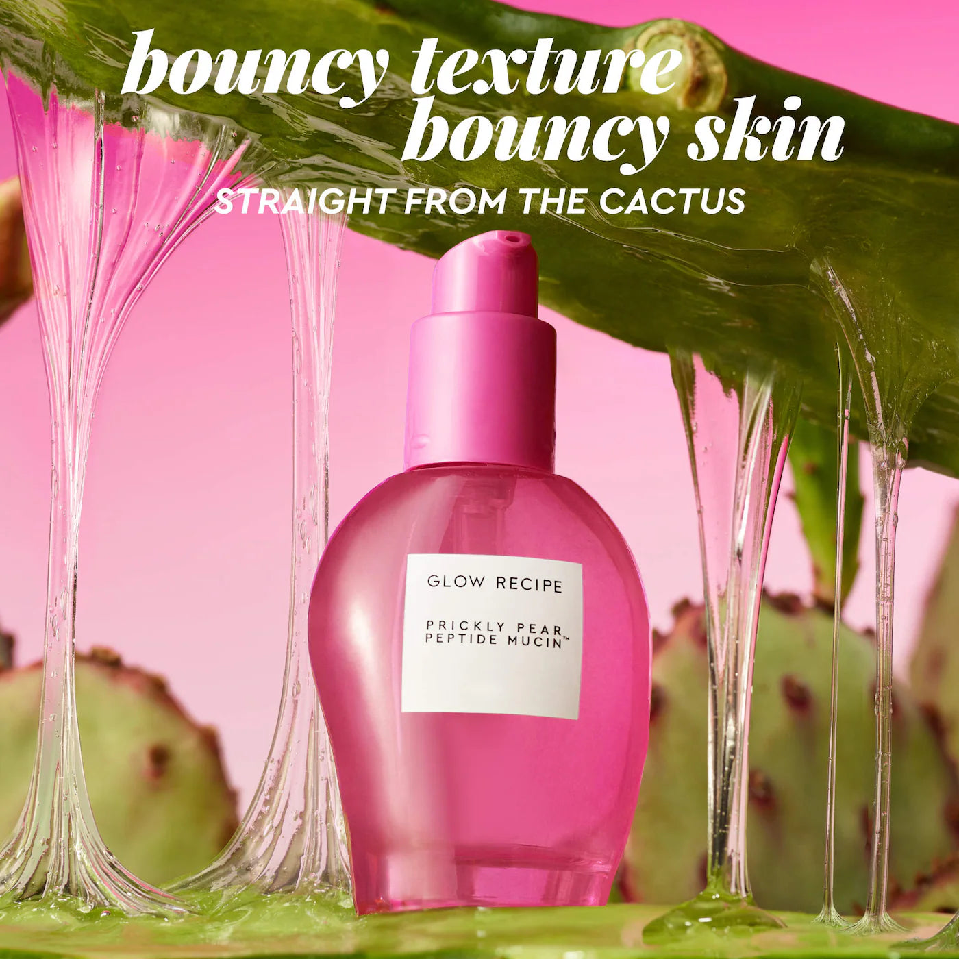 Pre Venta: Glow Recipe | Prickly Pear Peptide Bouncy + Hydrating Skin Barrier Vegan Mucin Serum