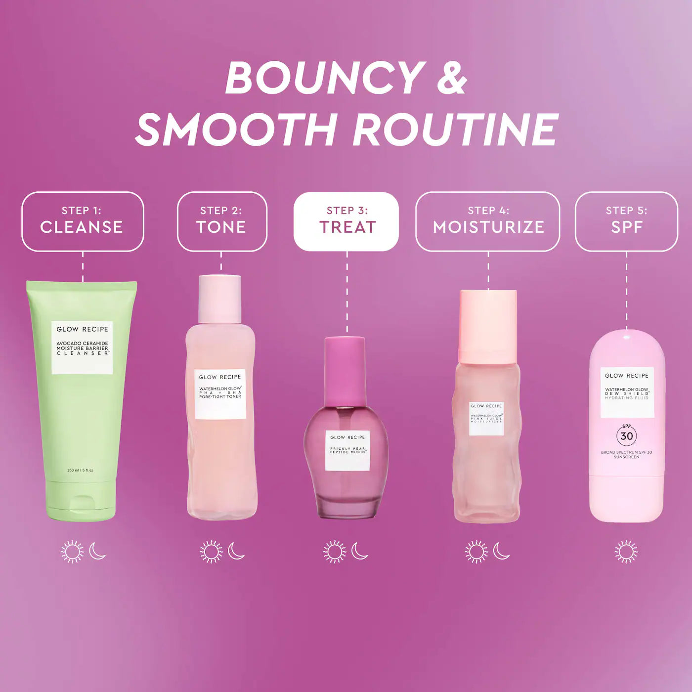 Pre Venta: Glow Recipe | Prickly Pear Peptide Bouncy + Hydrating Skin Barrier Vegan Mucin Serum