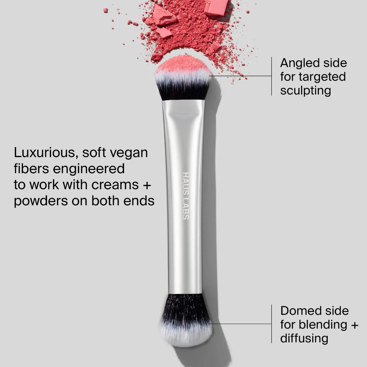 Pre Venta: Haus Labs By Lady Gaga | Dual-Ended Multi-Purpose Brush
