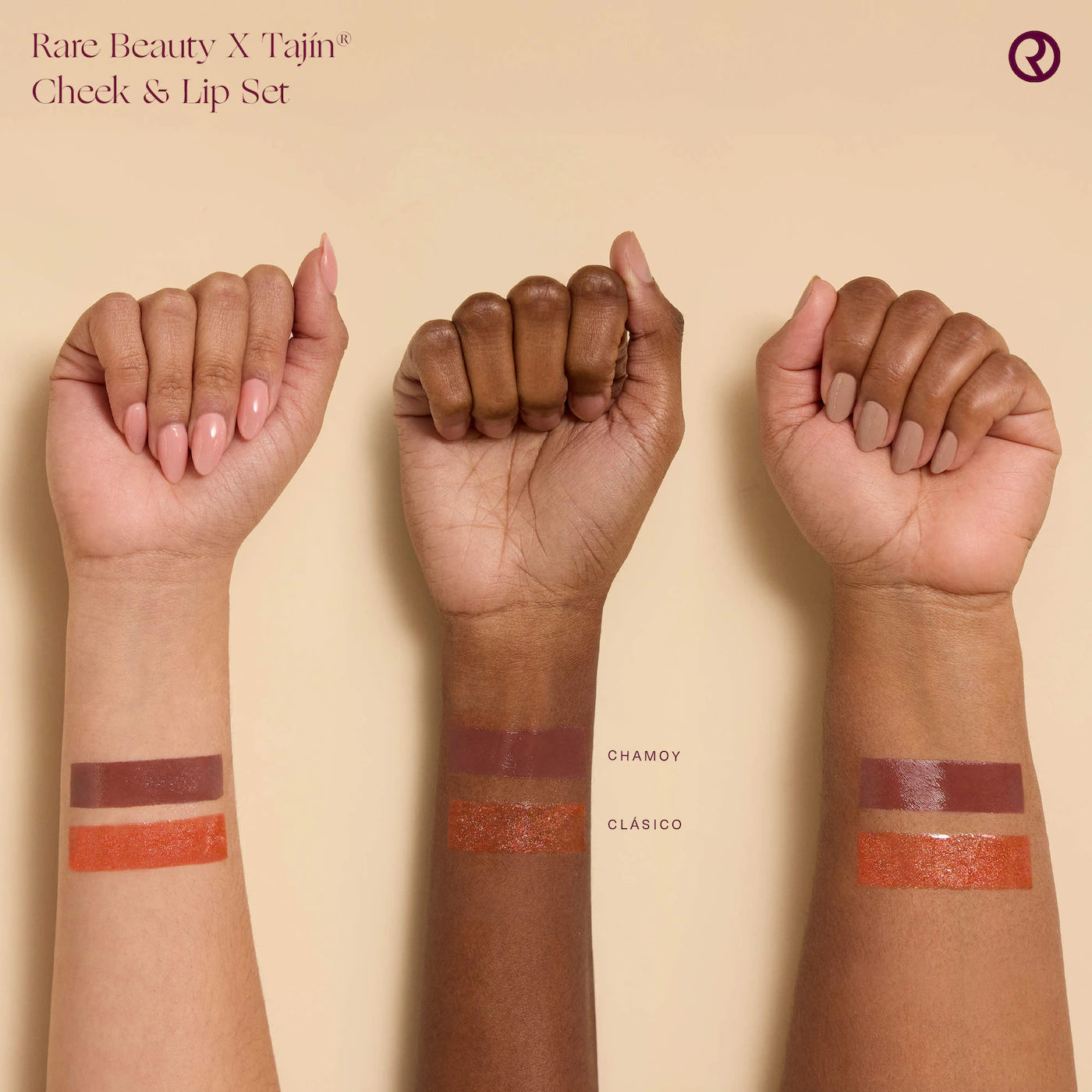 Pre Venta: Rare Beauty by Selena Gomez | Rare Beauty x Tajin Soft Pinch Liquid Blush & Positive Light Luminizing Lip Gloss Duo Set