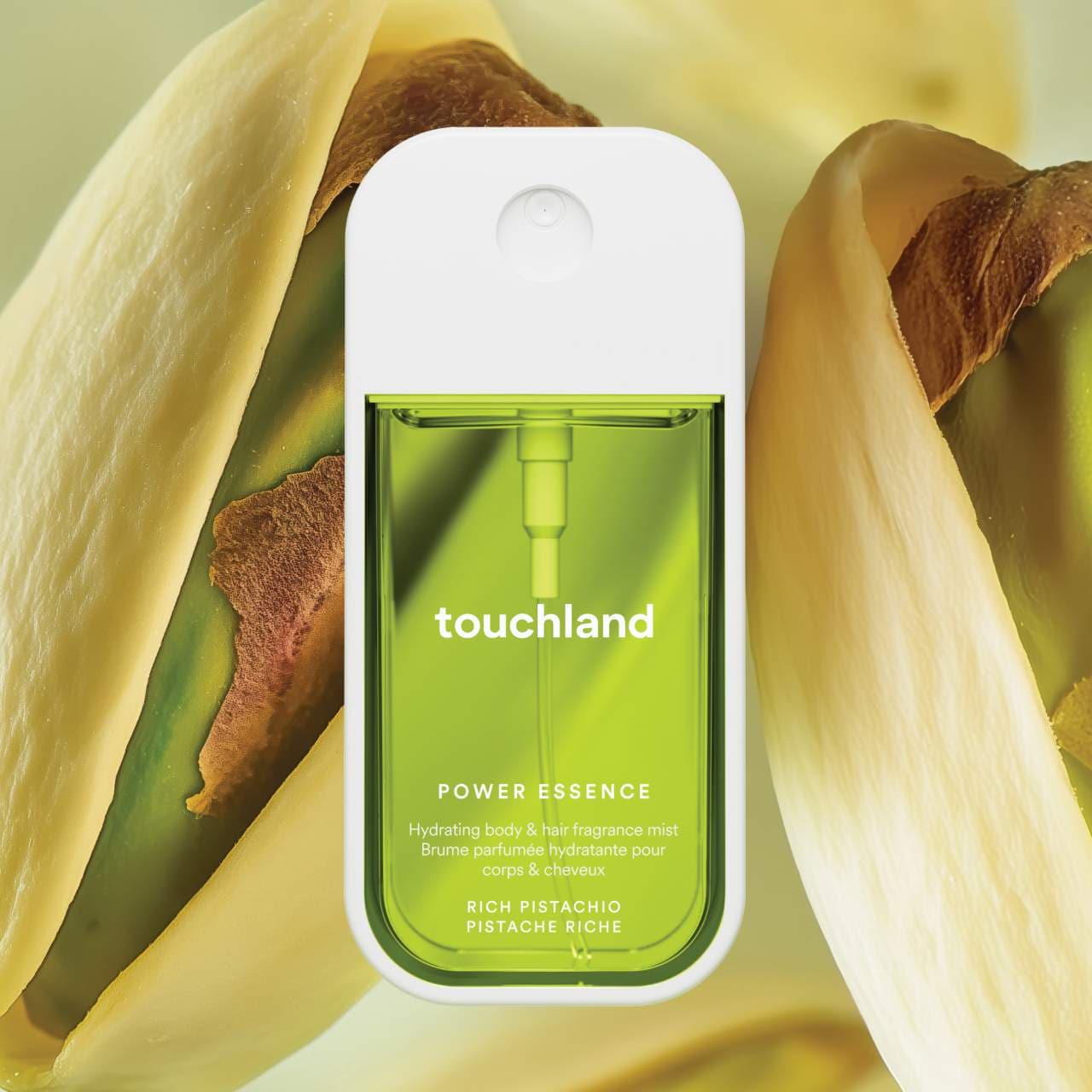 Pre Venta: Touchland | Rich Pistachio Power Essence Body & Hair Fragrance Mist