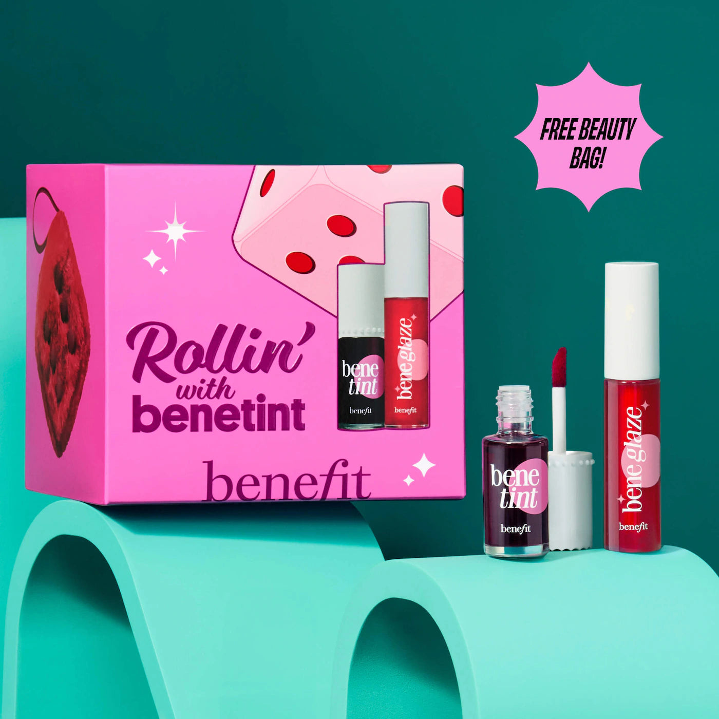 Pre Venta: Benefit Cosmetics | Rollin' with Benetint & Lip Oil Duo Gift Set