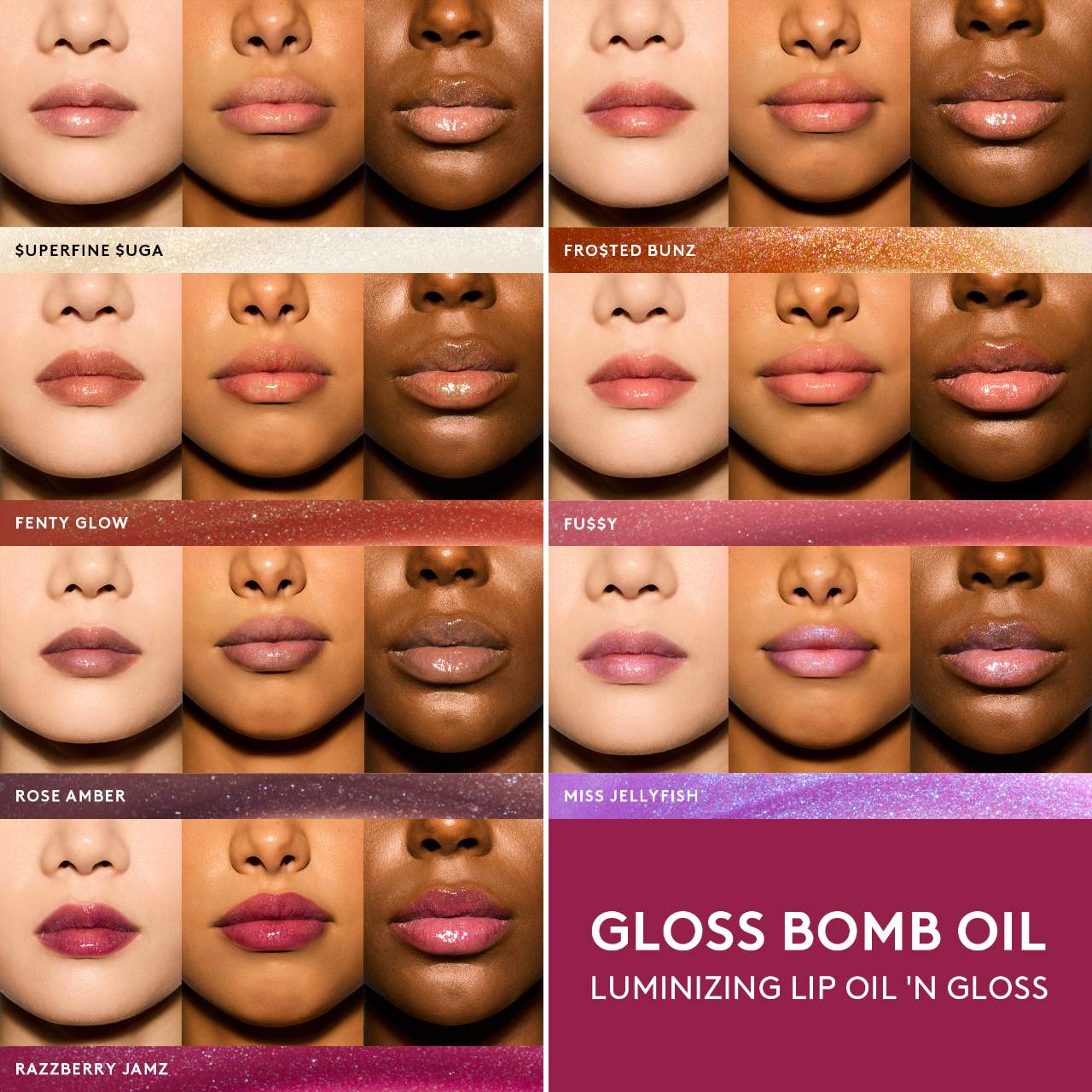 Pre Venta: Fenty Beauty by Rihanna | Gloss Bomb Oil Luminizing Lip Oil 'N Gloss