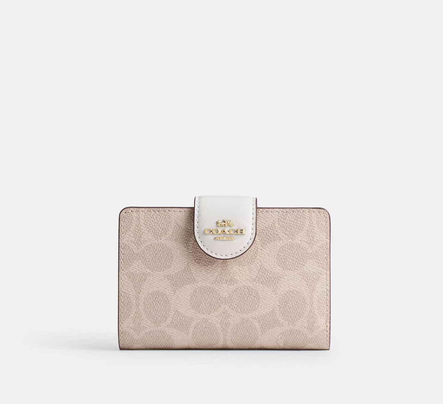 Pre Venta: C0ach | Medium Corner Zip Wallet In Signature Canvas