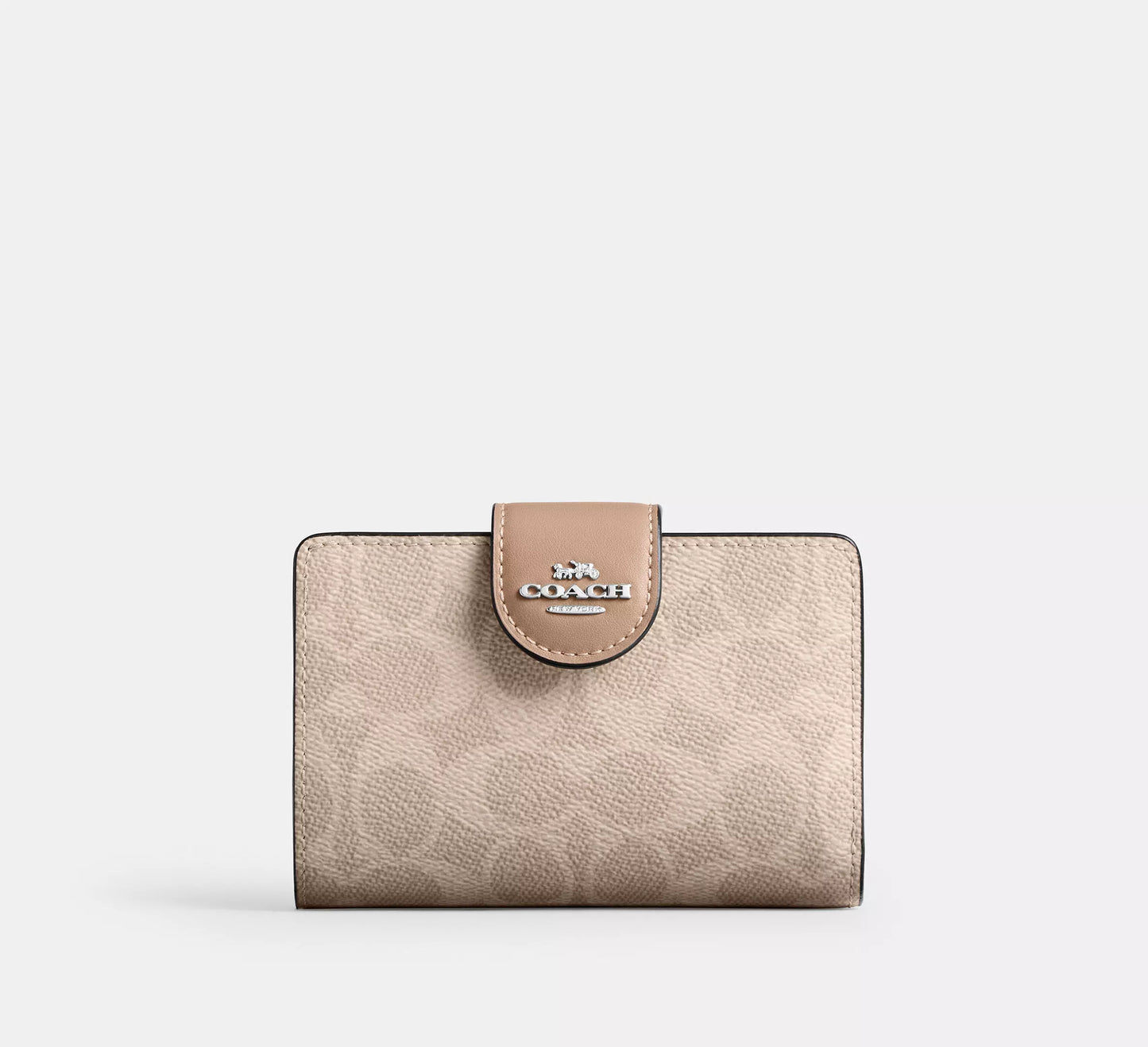 Pre Venta: C0ach | Medium Corner Zip Wallet In Signature Canvas