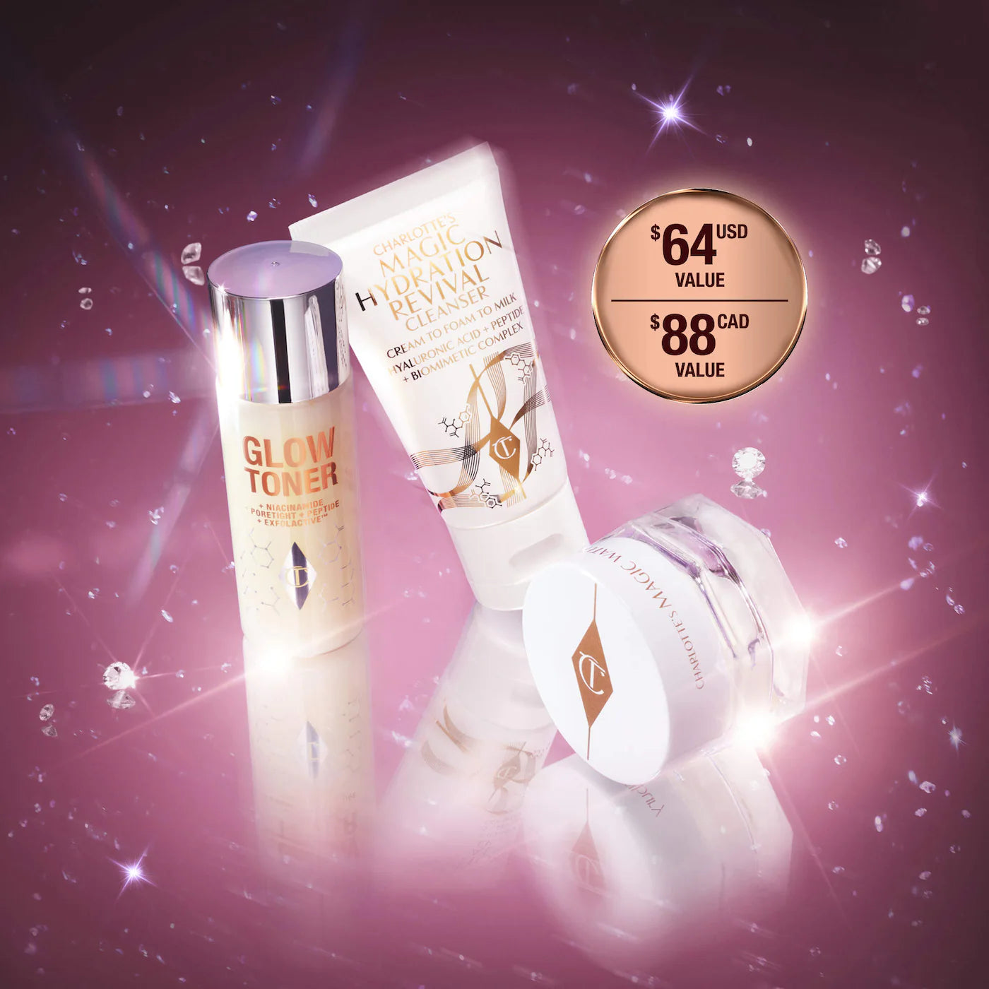 Pre Venta: Charlotte Tilbury | CHARLOTTE'S HYDRATION REVIVAL SKINCARE DISCOVERY SET