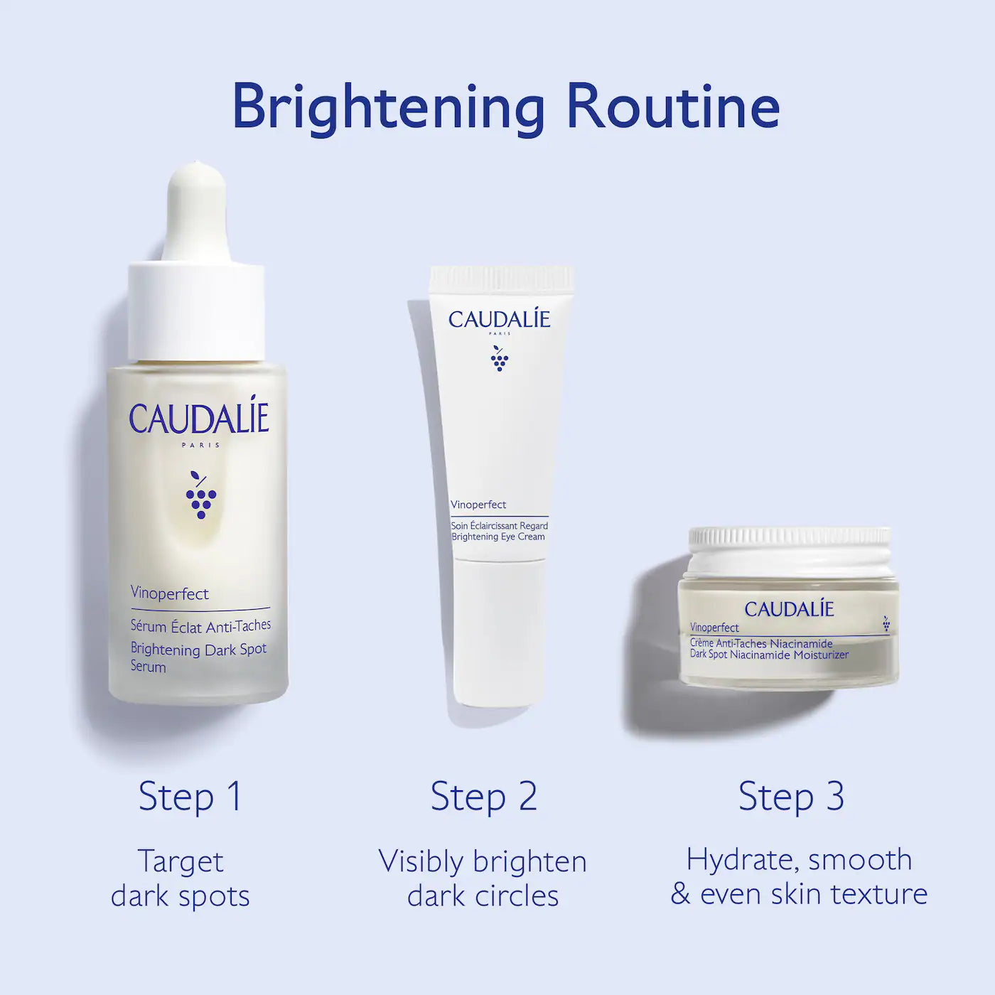 Pre Venta: Caudalie | Vinoperfect Brightening Routine for Dark Spots and Uneven Skin Tone