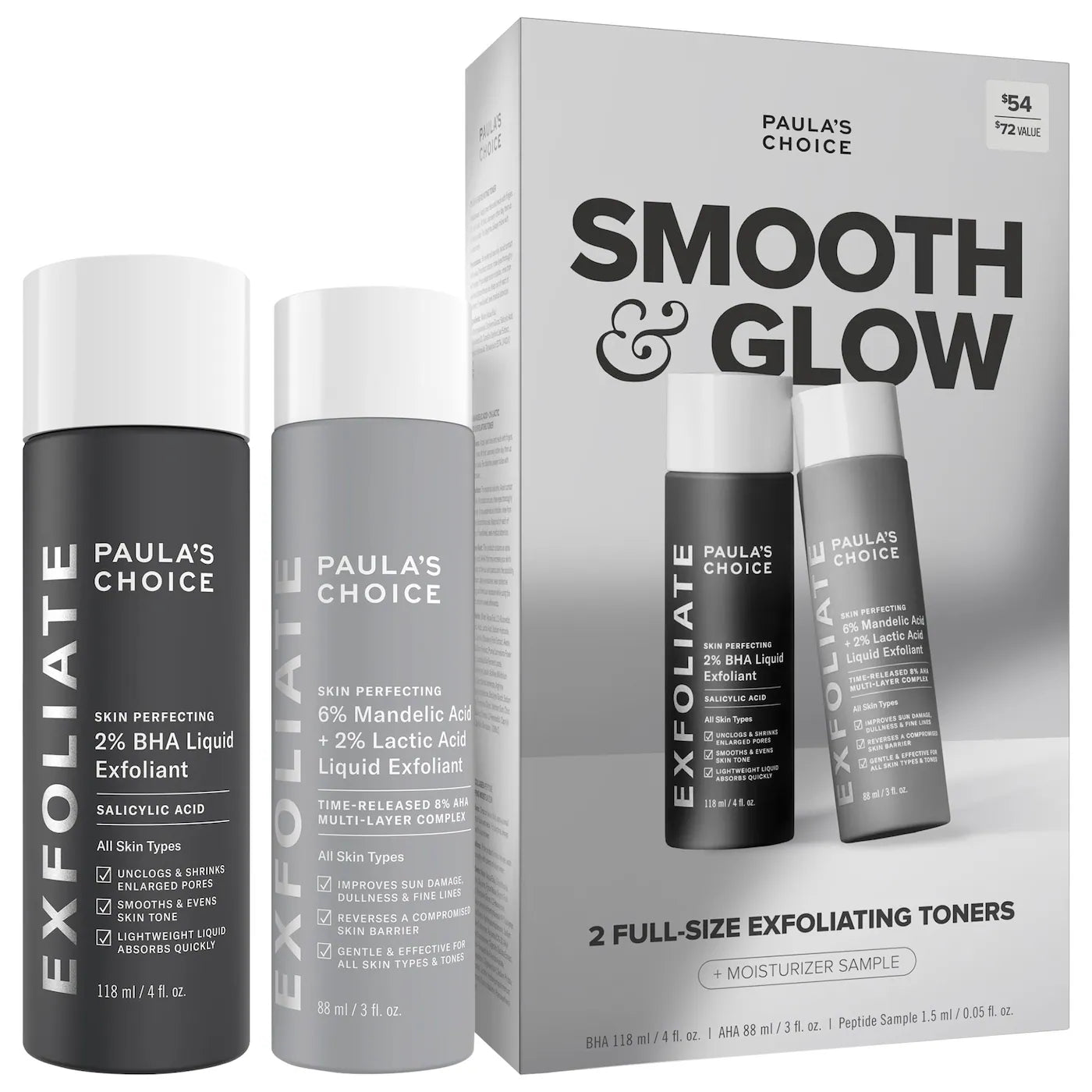 Pre Venta: Paula's Choice | Smooth & Glow Gift Set for clearer, brighter skin
