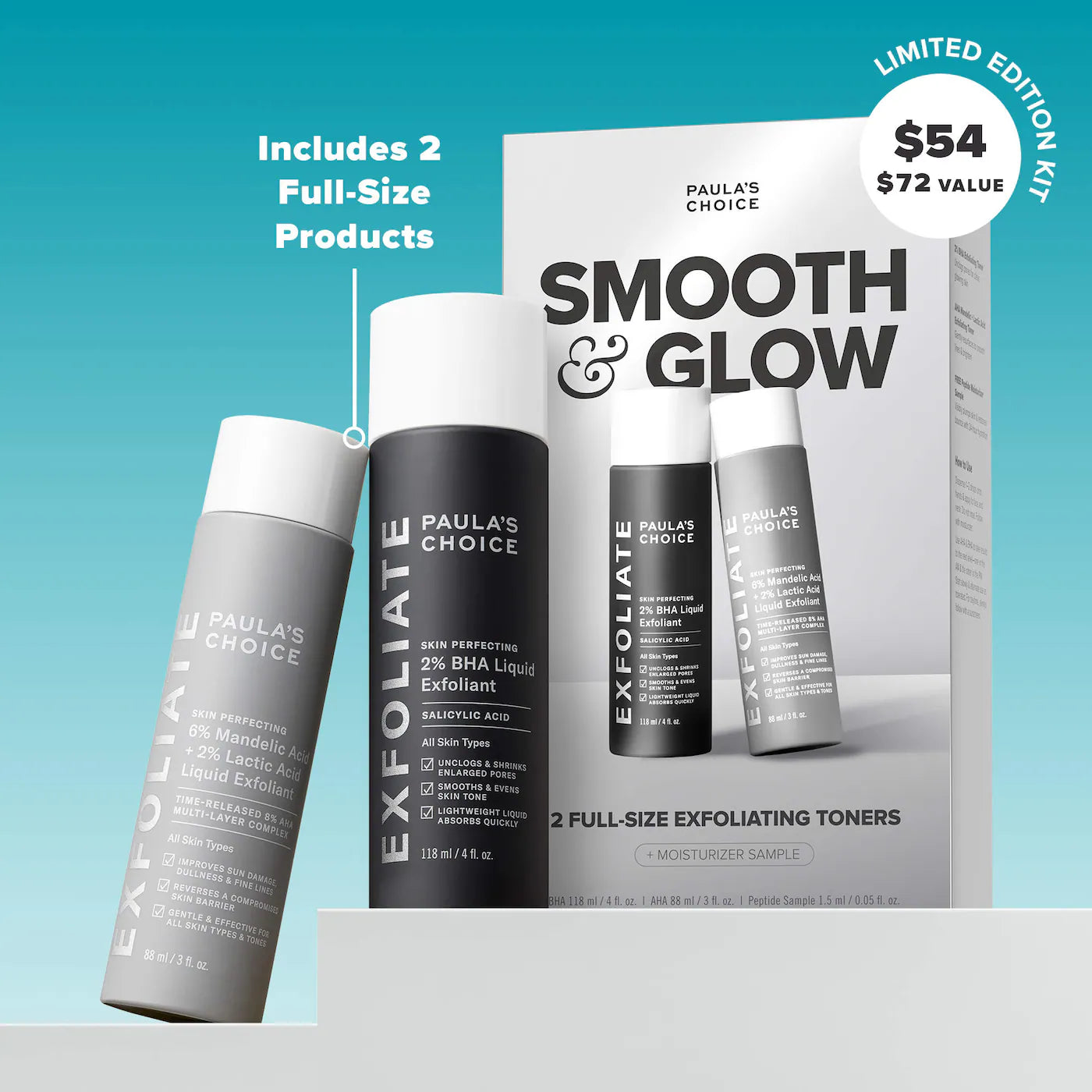 Pre Venta: Paula's Choice | Smooth & Glow Gift Set for clearer, brighter skin