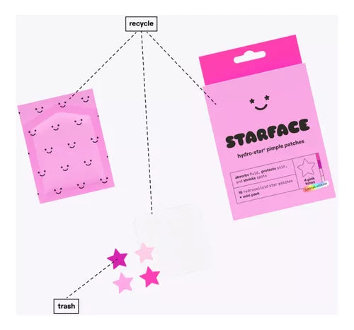 Starface | Hydro-star pimple patches pink