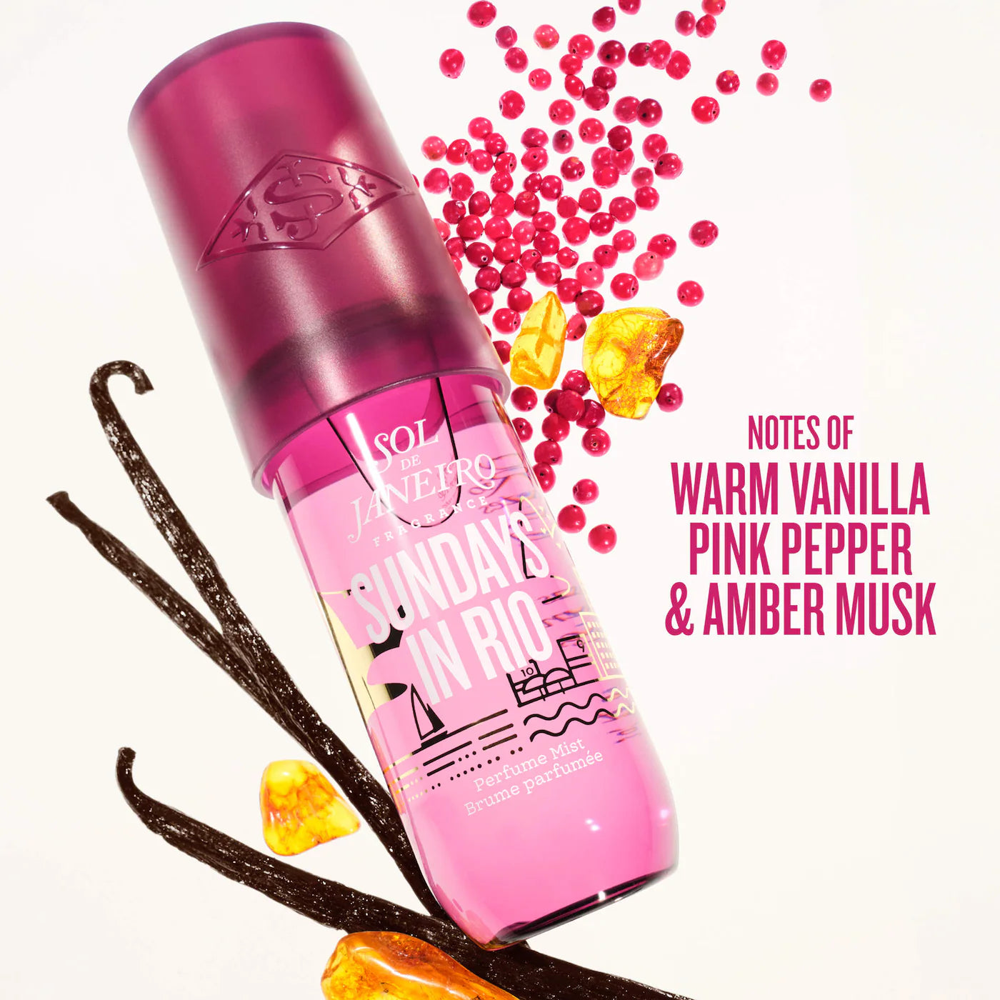 Pre Venta: Sol De Janeiro | Sundays in Rio Warm Vanilla Hair & Body Perfume Mist