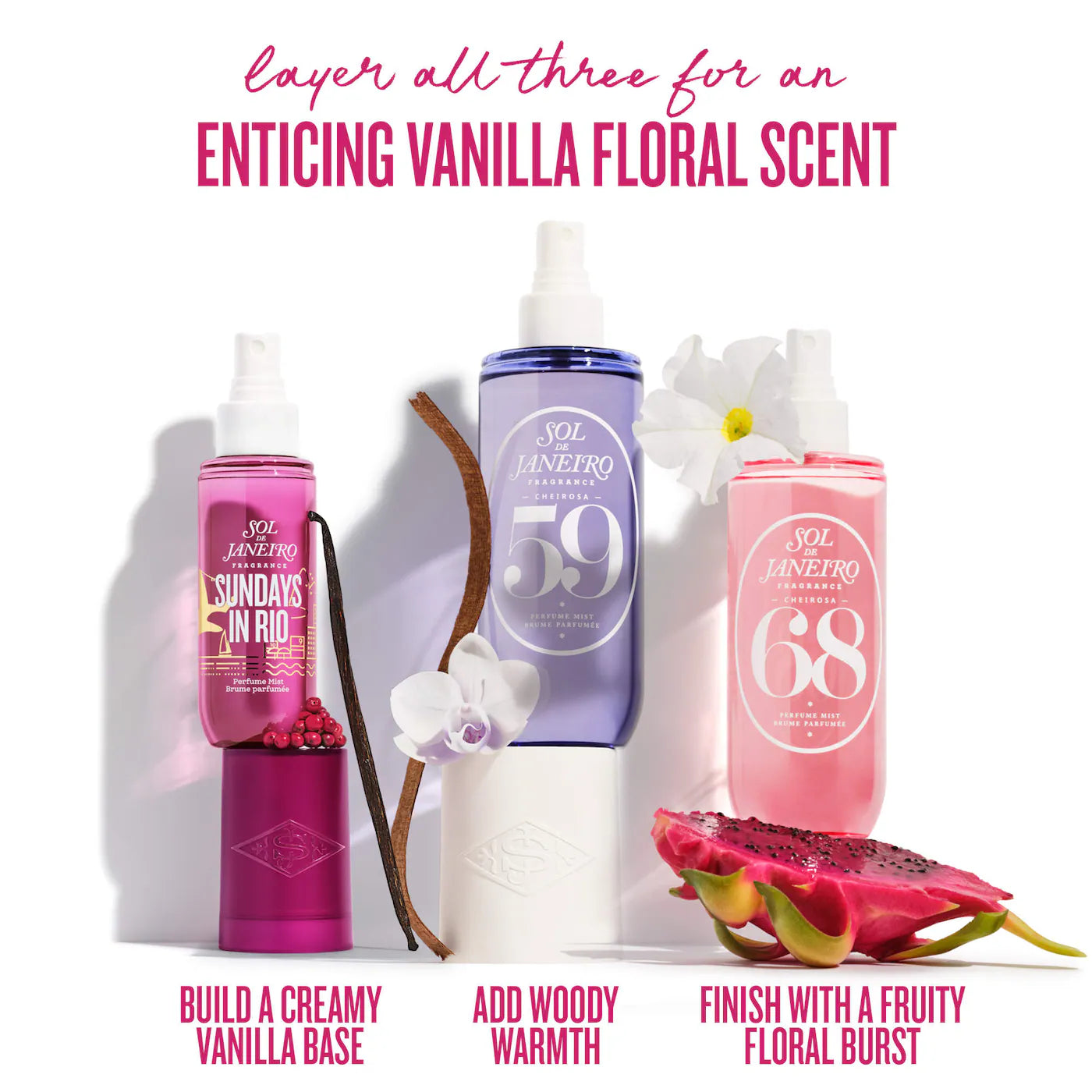 Pre Venta: Sol De Janeiro | Sundays in Rio Warm Vanilla Hair & Body Perfume Mist