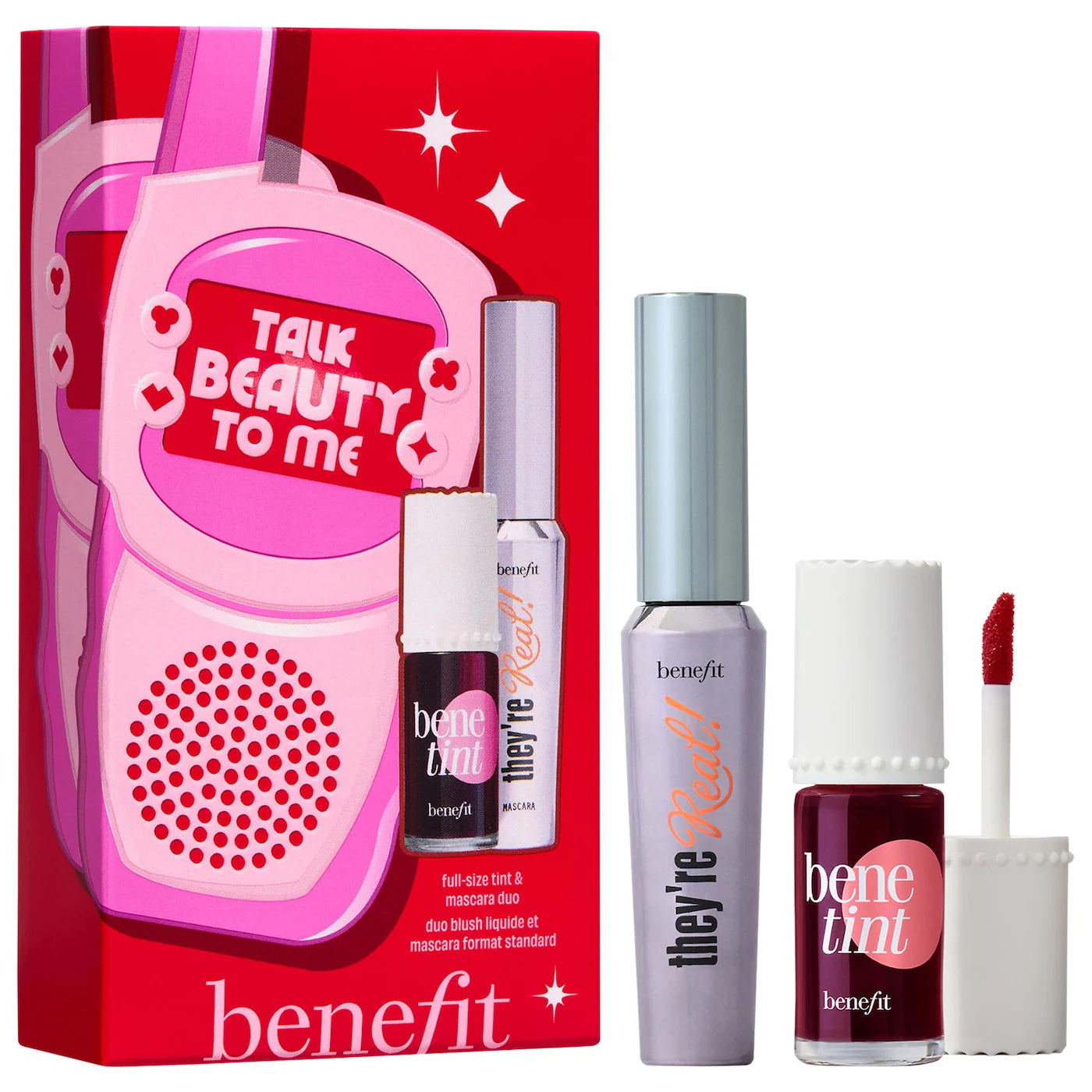 Pre Venta: Benefit Cosmetics | Talk Beauty To Me Benetint & They're Real Mascara Duo Gift Set
