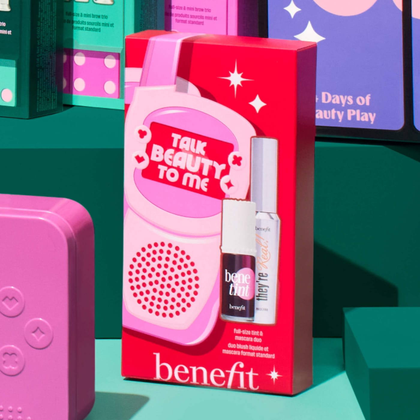 Pre Venta: Benefit Cosmetics | Talk Beauty To Me Benetint & They're Real Mascara Duo Gift Set