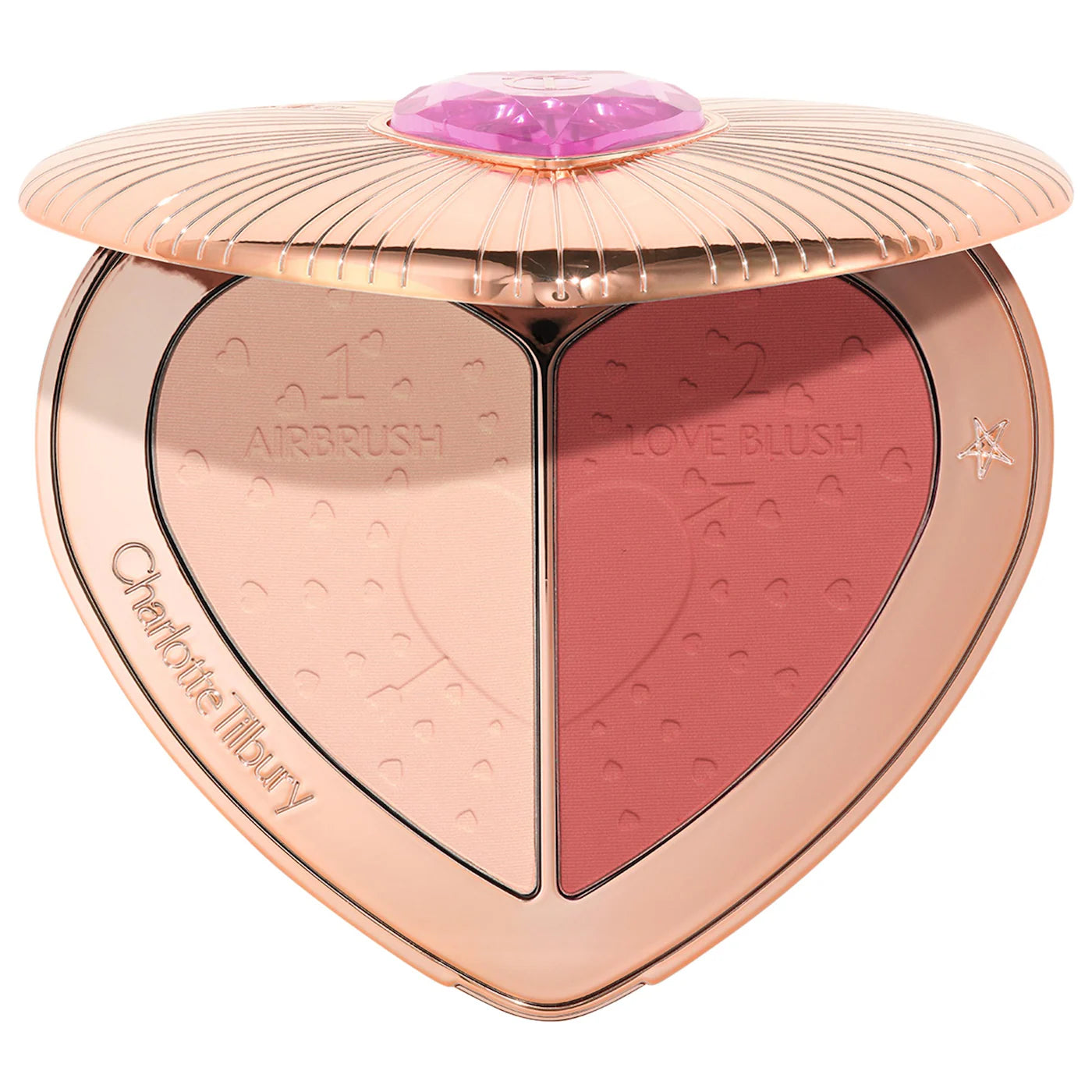 Pre Venta: Charlotte Tilbury | Pillow Talk Beauty Soulmates Airbrush Flawless Finish Brightening and Blush Powder Palette