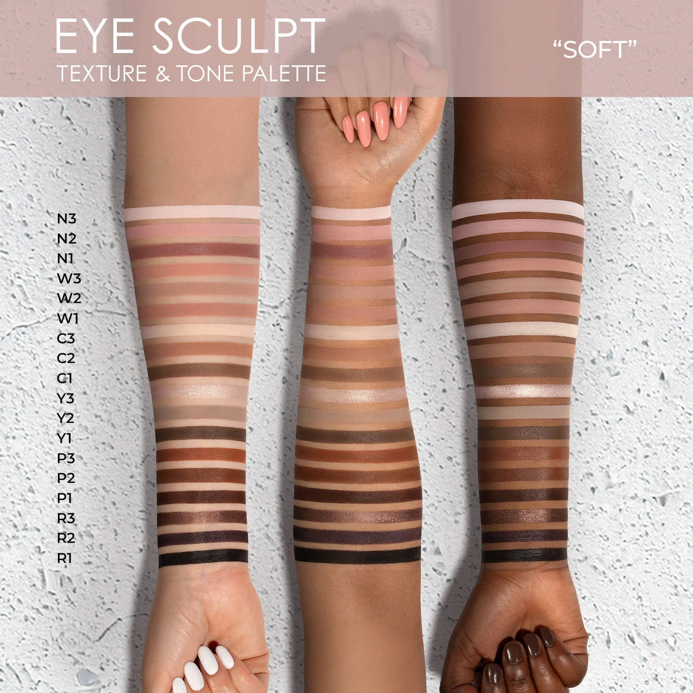 Pre Venta: Natasha Denona | Eye Sculpt Texture & Tone Eyeshadow Palette | Soft