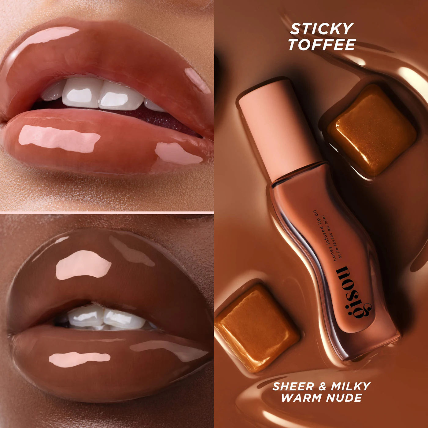 Pre Venta: Gisou | Honey Infused Hydrating Lip Oil | Sticky Toffee
