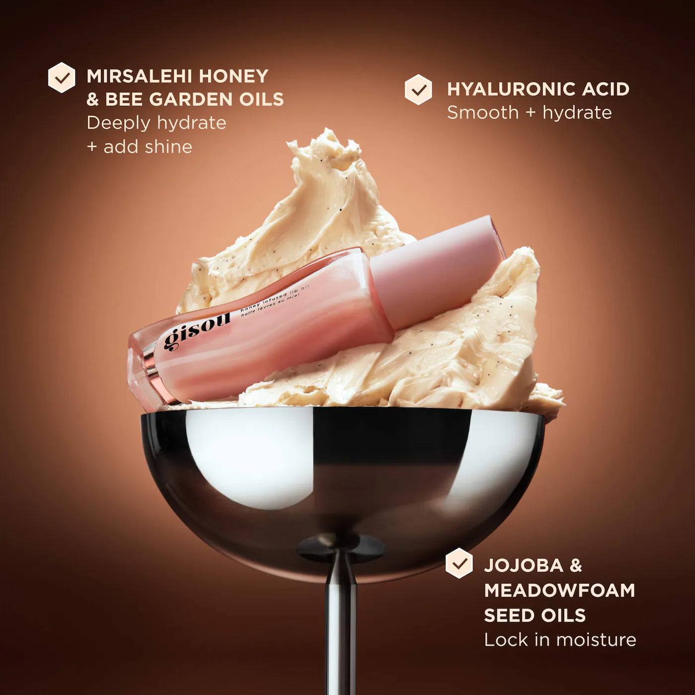 Pre Venta: Gisou | Honey Infused Hydrating Lip Oil | Vanilla Glaze