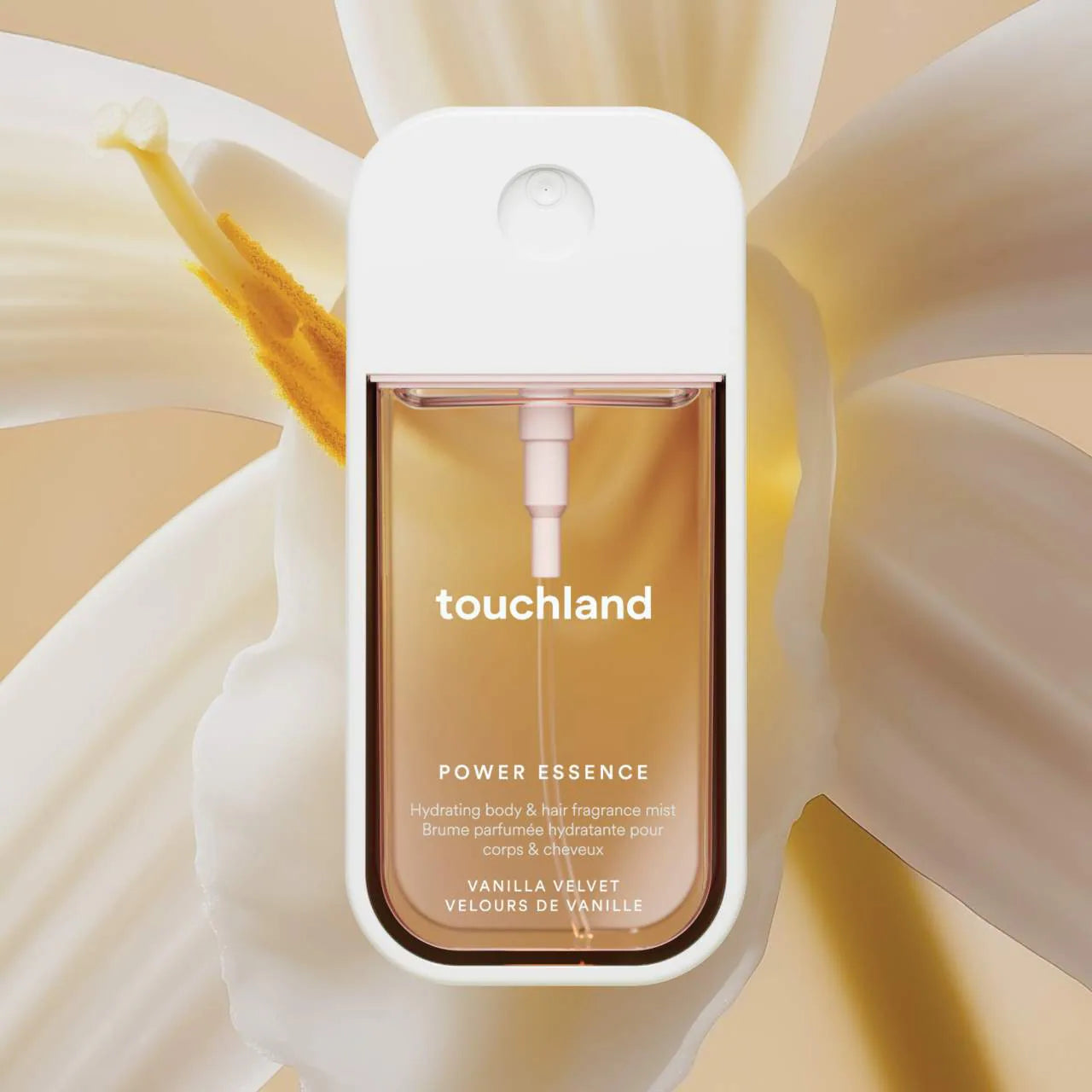 Pre Venta: Touchland | Vanilla Velvet Power Essence Body & Hair Fragrance Mist